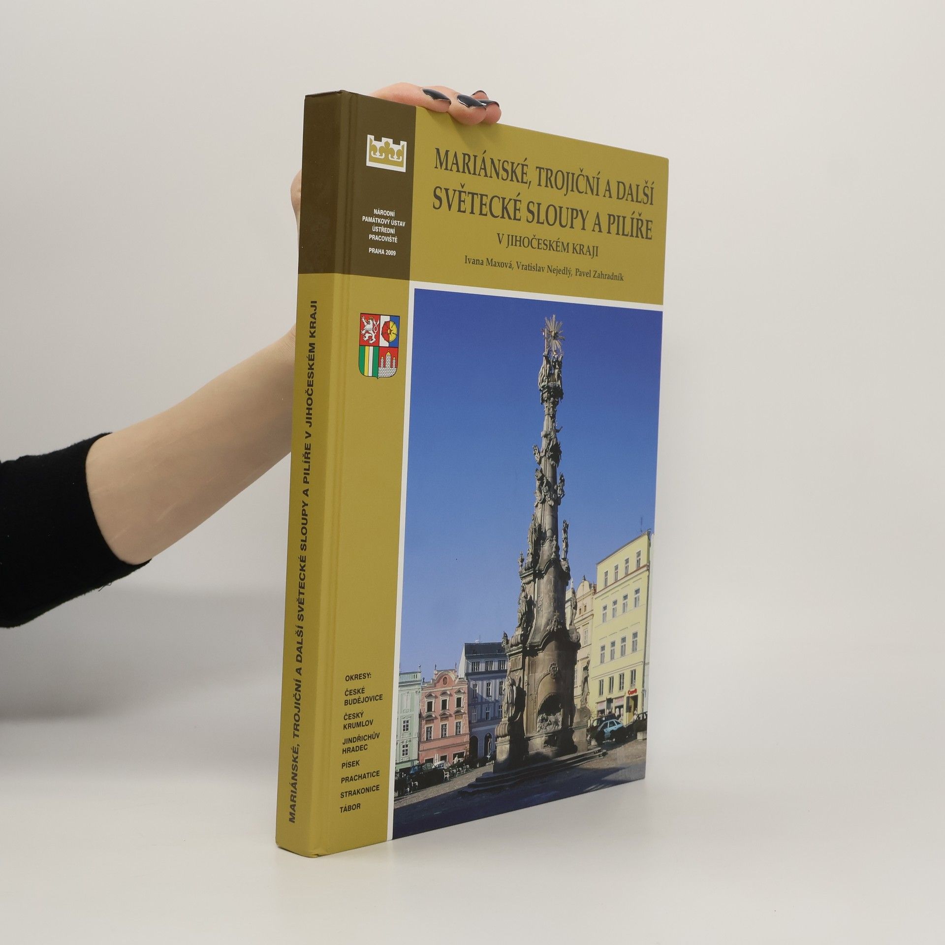 Ivana Maxová Mariánské, trojiční a další světecké sloupy a pilíře v Jihočeském kraji : (okresy České Budějovice, Český Krumlov, Jindřichův Hradec, Písek, Prachatice, Strakonice a Tábor)