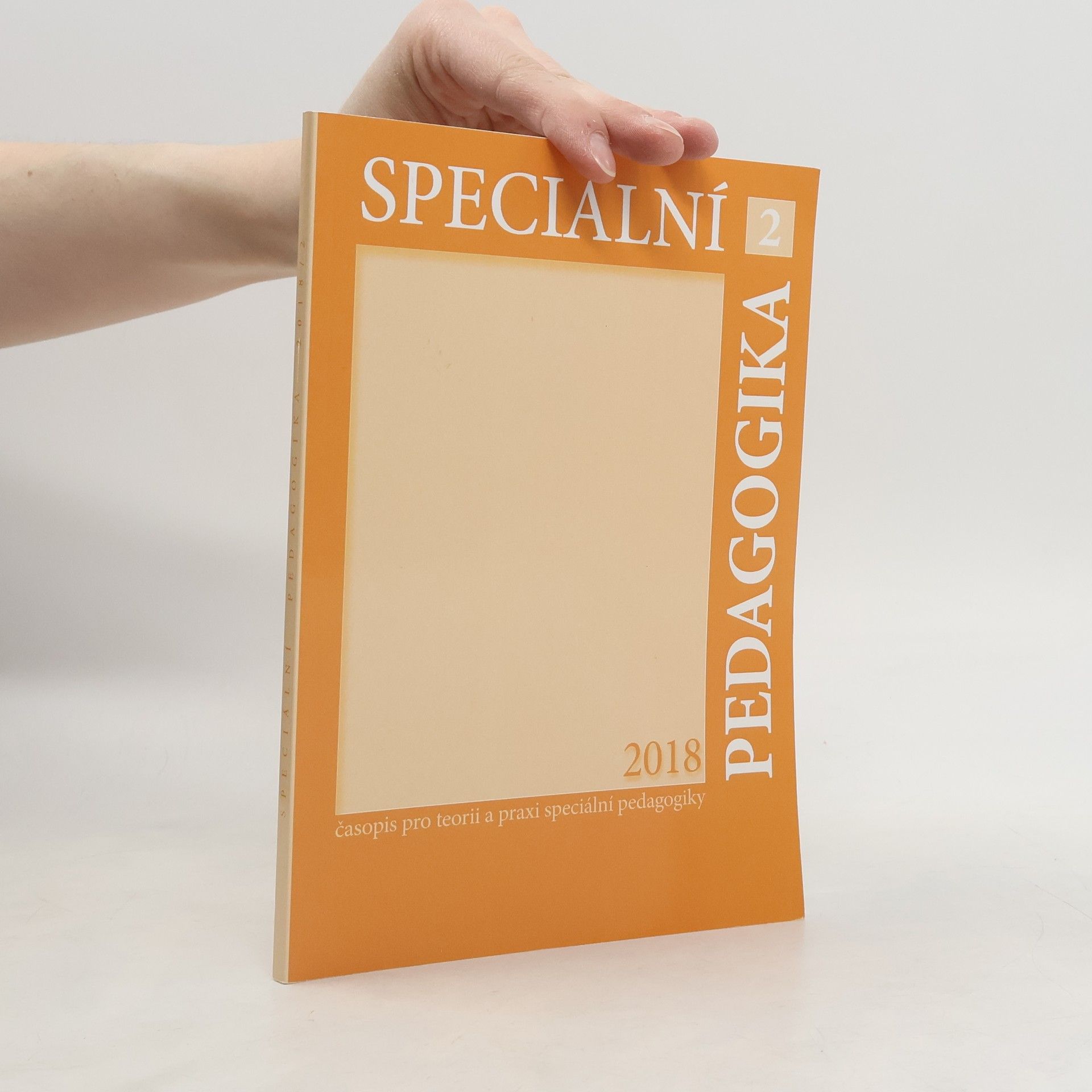 Kolektiv autorů Speciální pedagogika 2/2018