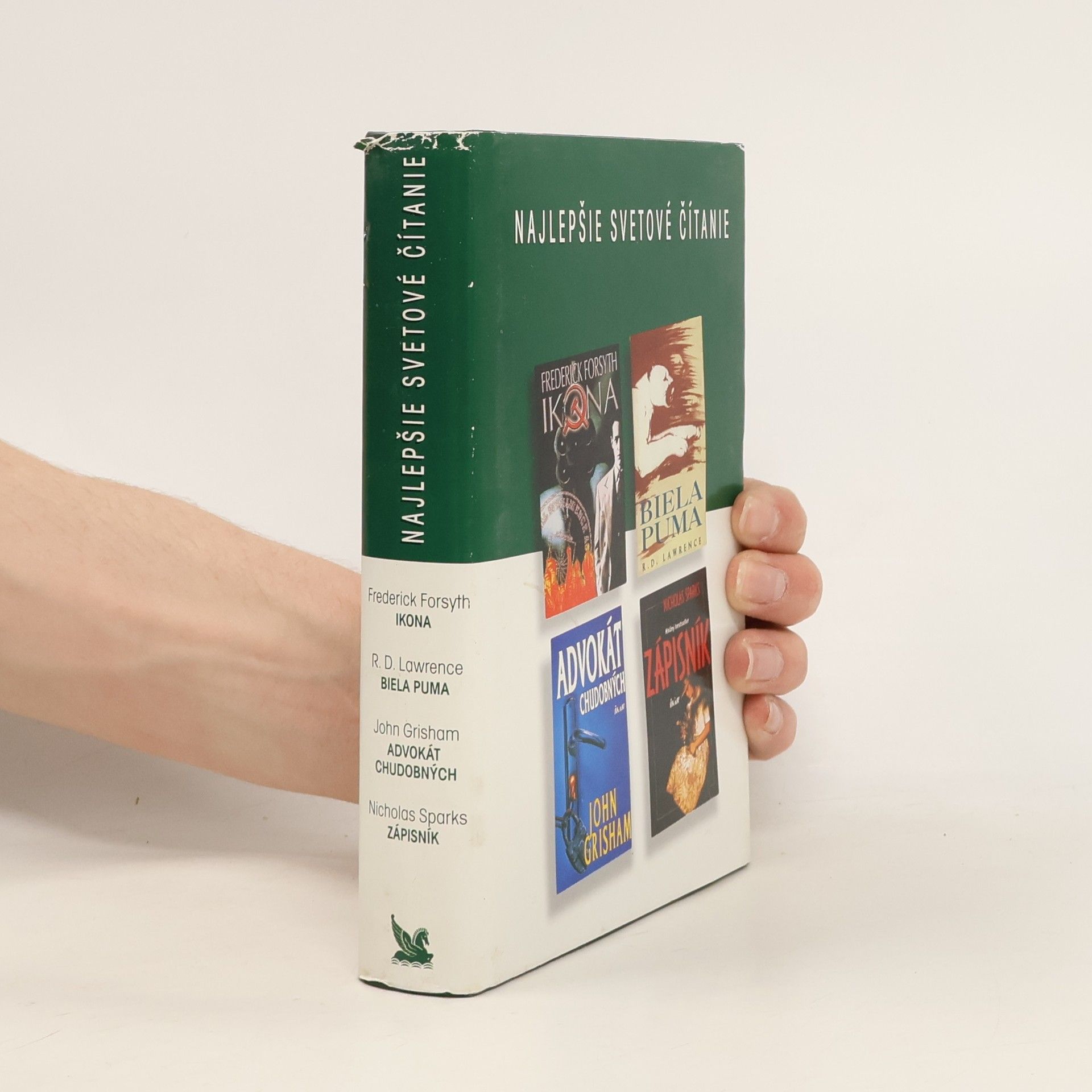 Najlepšie svetové čitanie. Ikona. Biela puma. Advokát chudobných. Zápisník