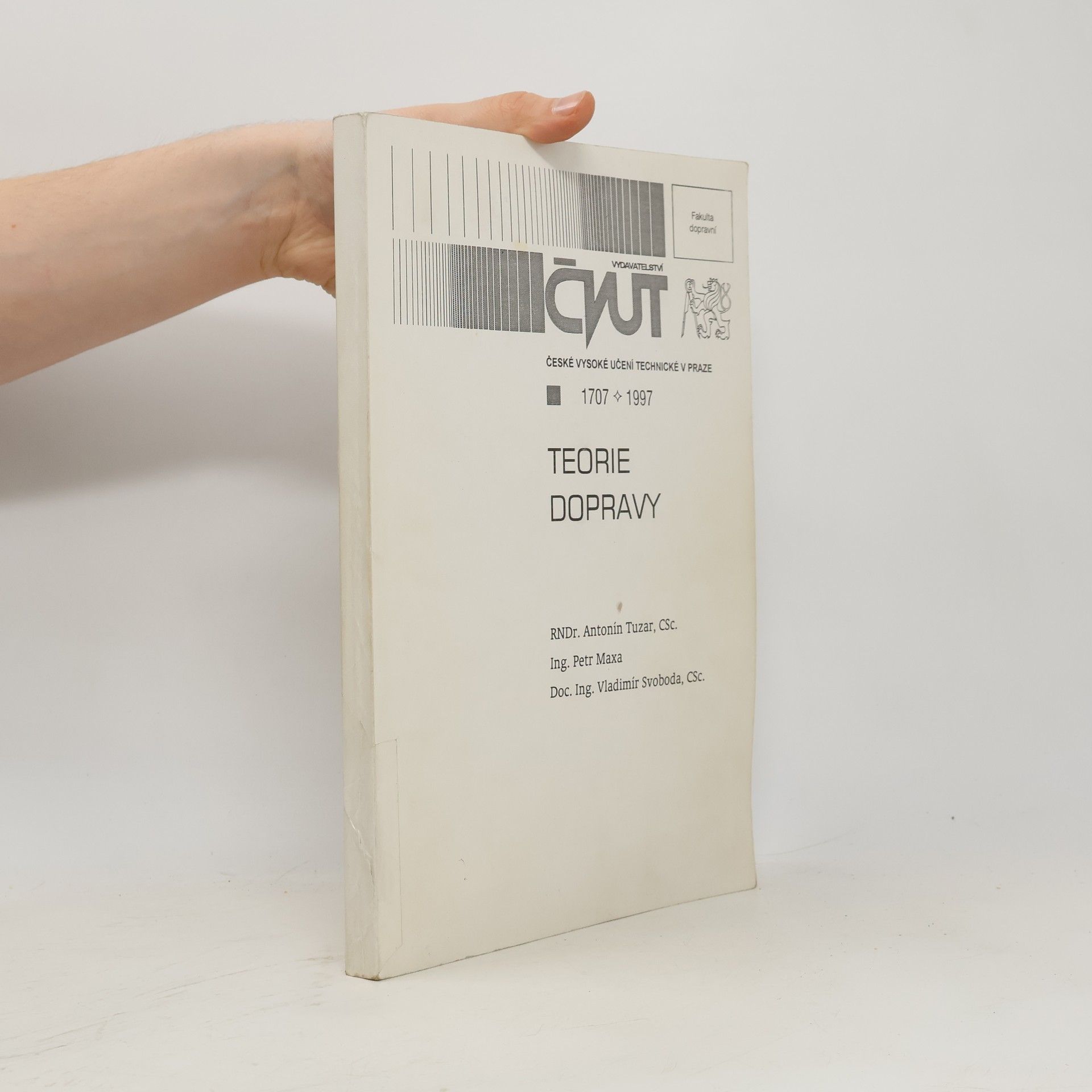 Antonín Tuzar Teorie dopravy