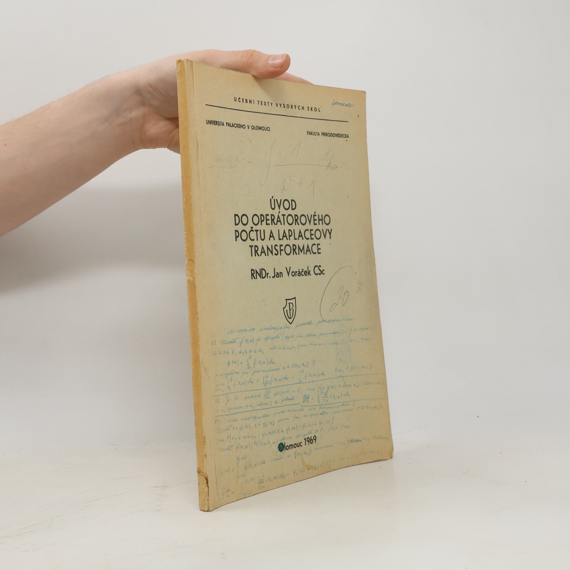 Jan Voráček Úvod do operátorového počtu a Laplaceovy transformace