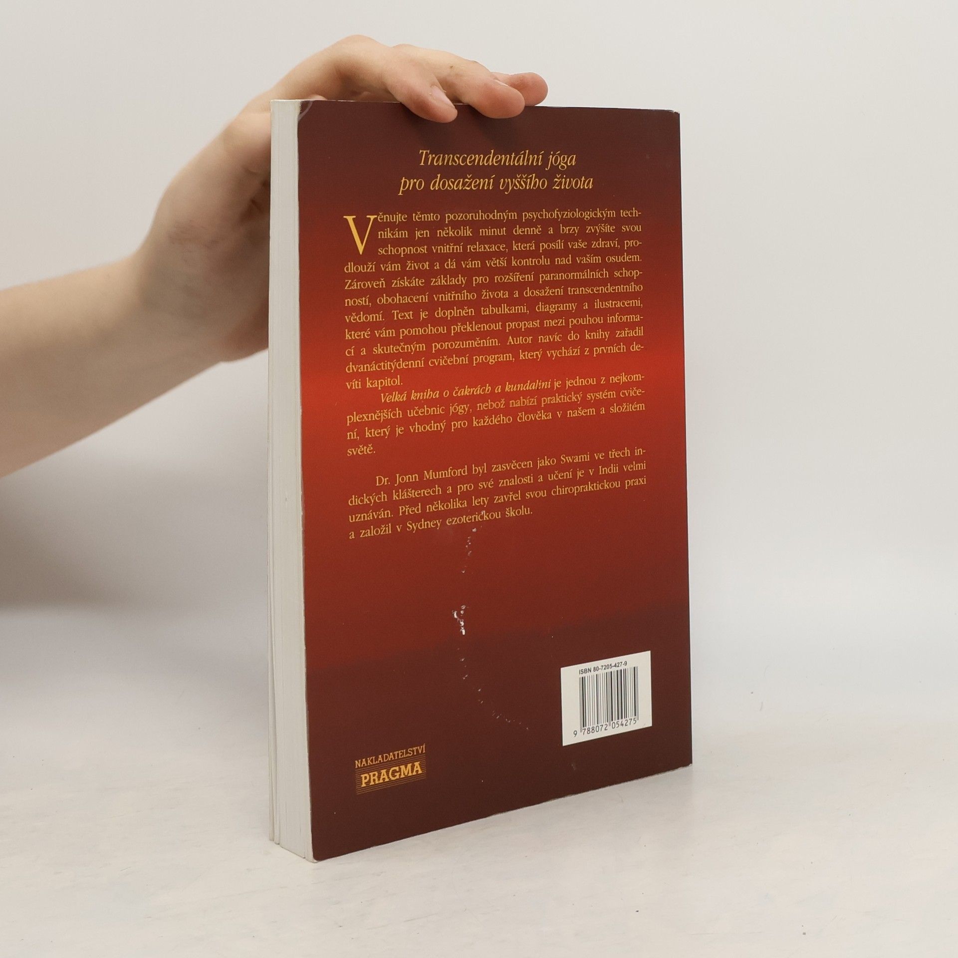 Jonn Mumford Velká kniha o čakrách a kundalini
