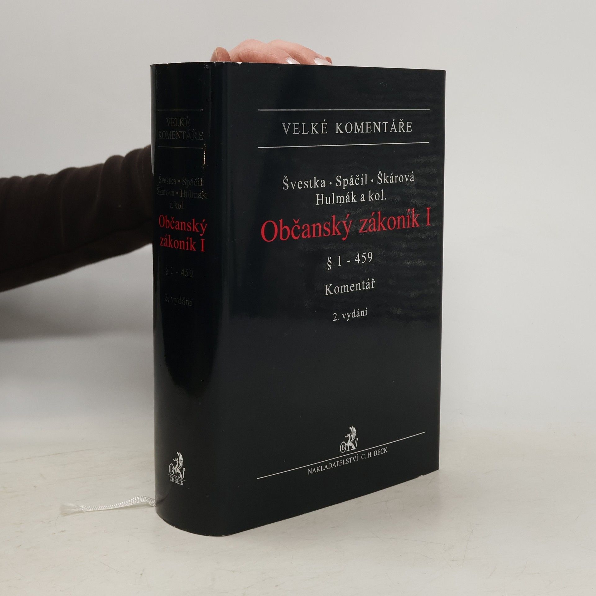 Jiří Švestka Občanský zákoník I. : komentář, 2. vydání § 1- 459