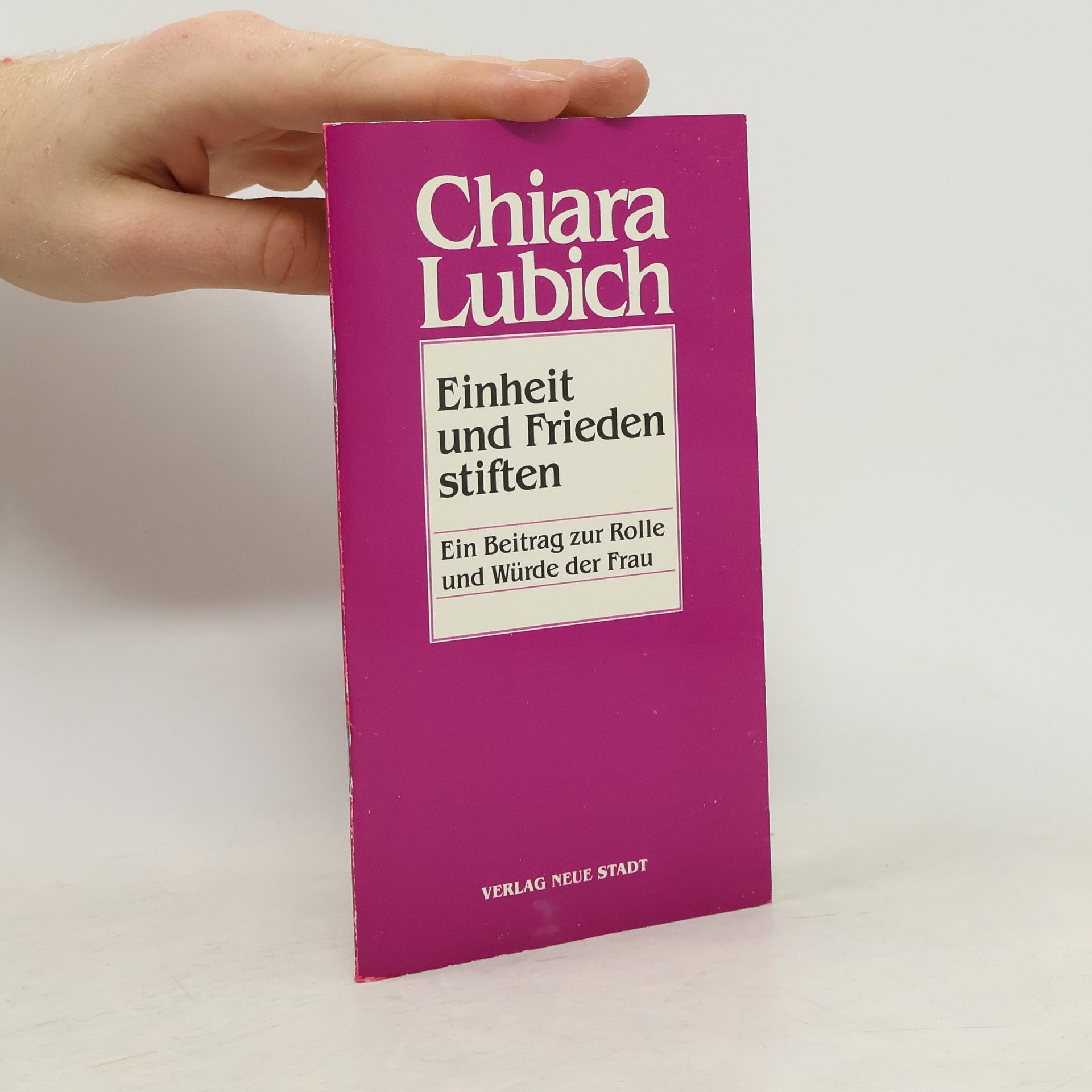 Chiara Lubich Einheit und Frieden stiften