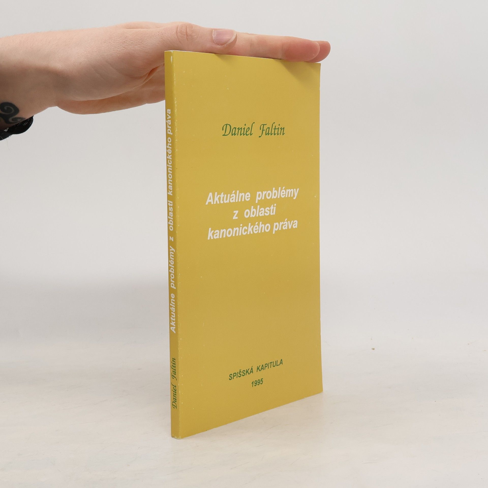 Daniel Faltin Aktuálne problémy z oblasti kanonického práva