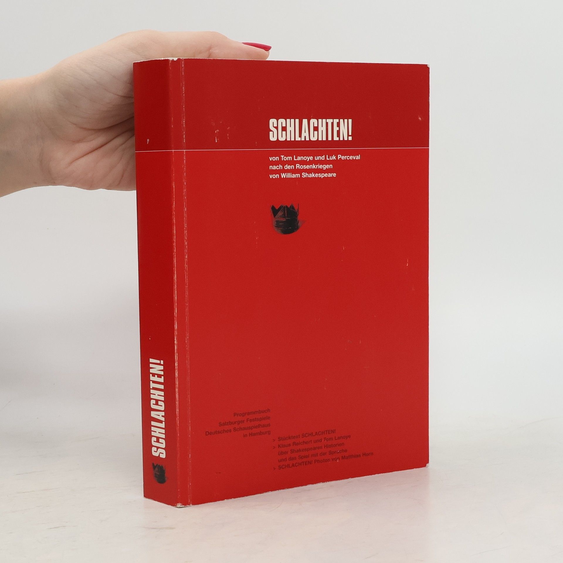 Tom Lanoye Schlachten