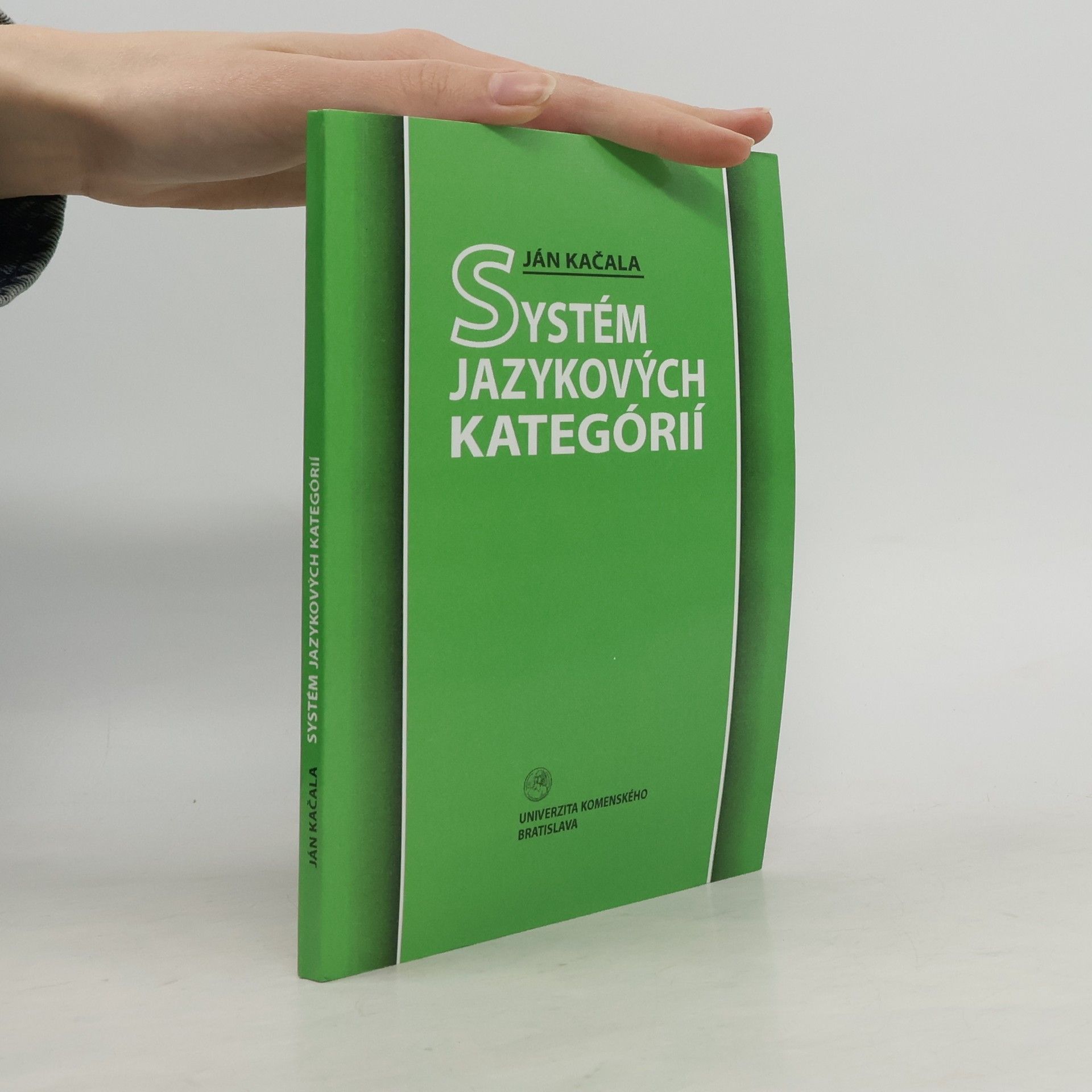 Ján Kačala Systém jazykových kategórií