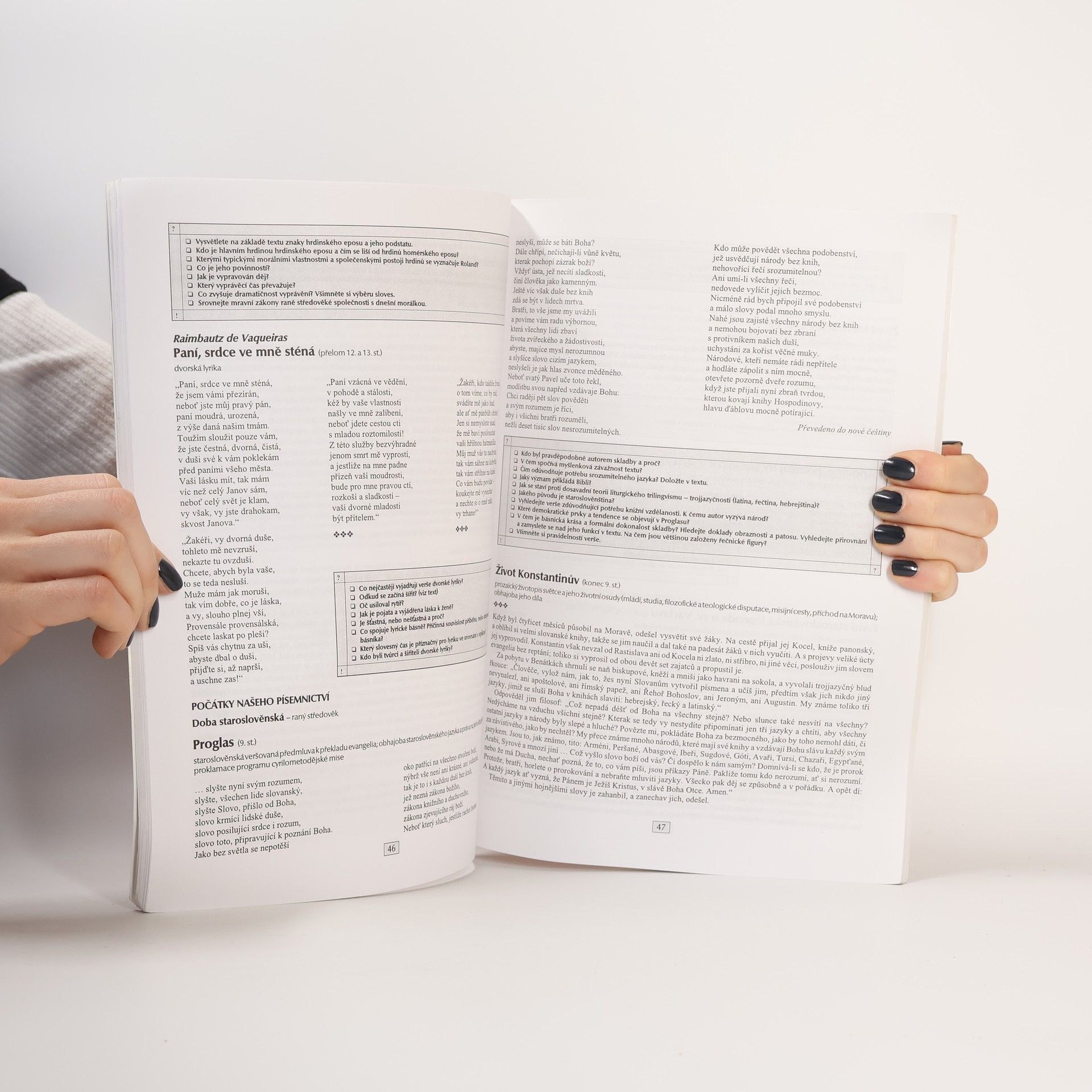 Marie Sochrová Čítanka I. k Literatuře v kostce pro střední školy