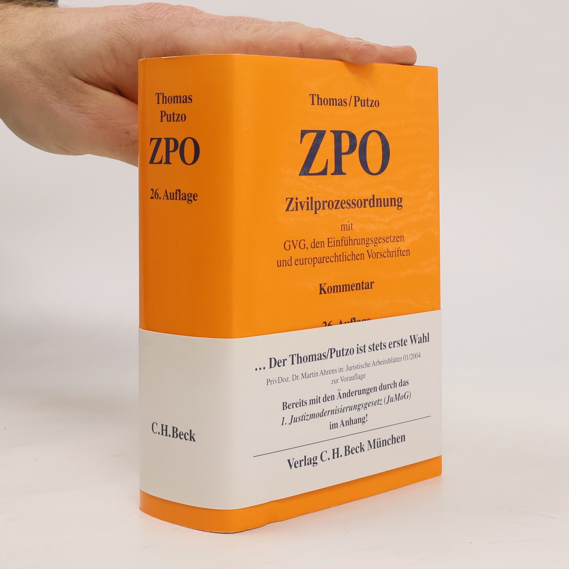 Hans Putzo Zivilprozessordnung