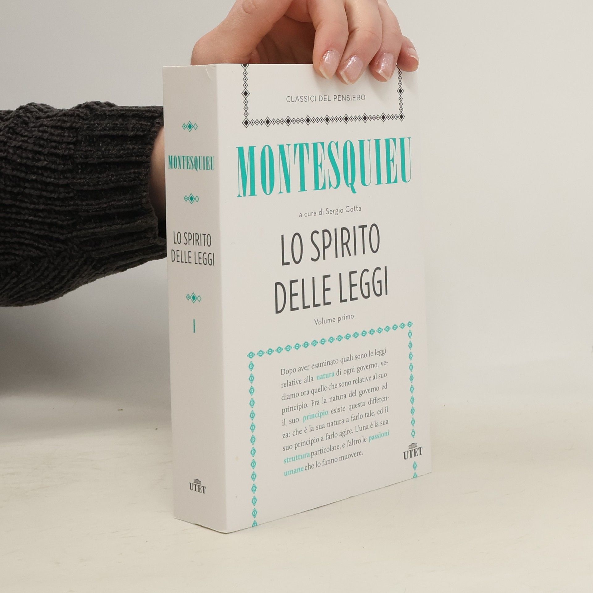 Charles de Secondat, Baron de Montesquieu Classici del pensiero - 2: Lo spirito delle leggi, 2 volumi