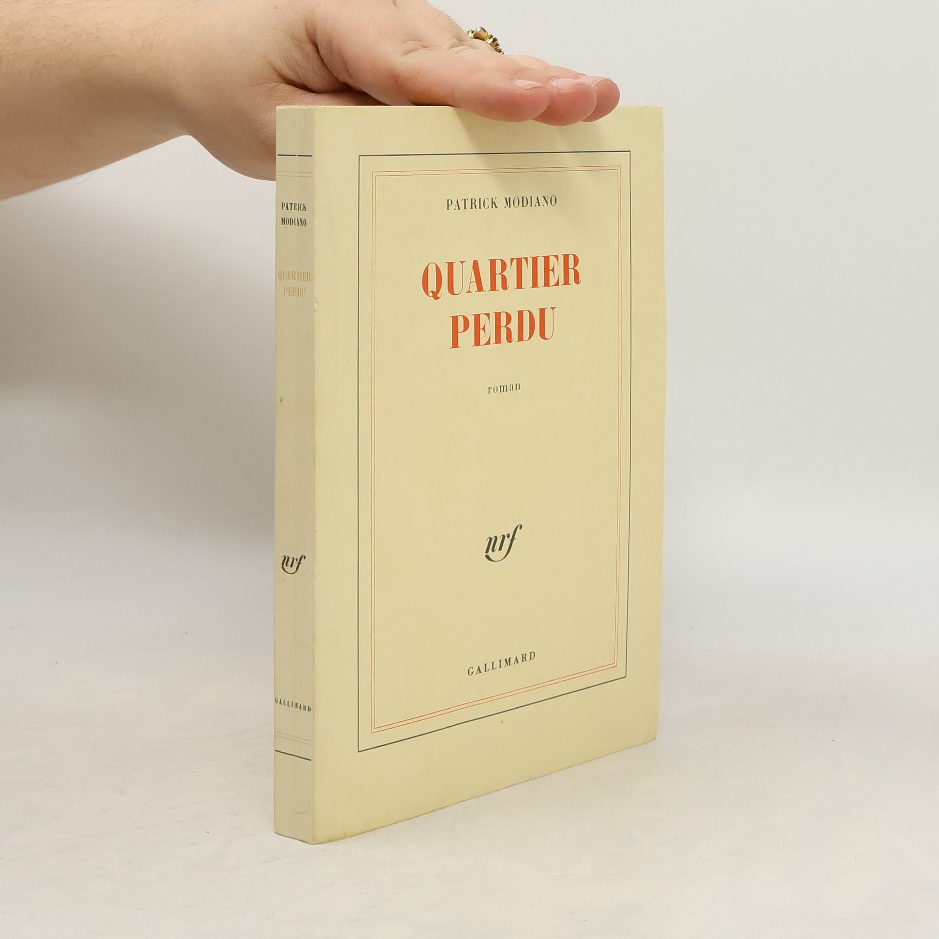 Patrick Modiano Quartier perdu