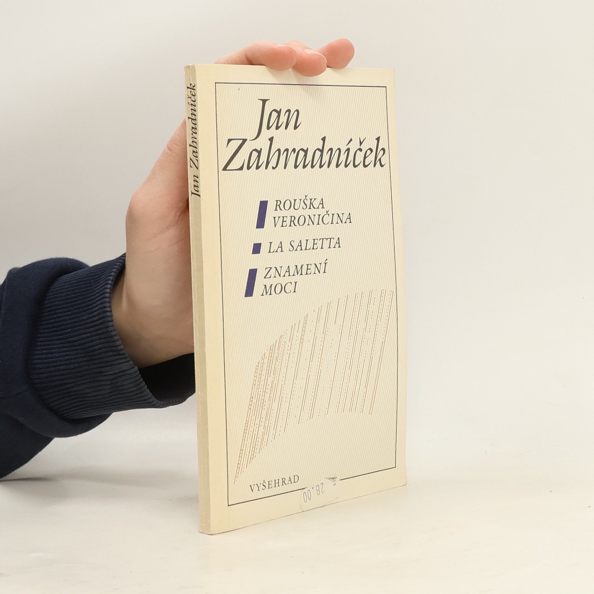 Jan Zahradníček Rouška Veroničina, La Saletta, Znamení moci