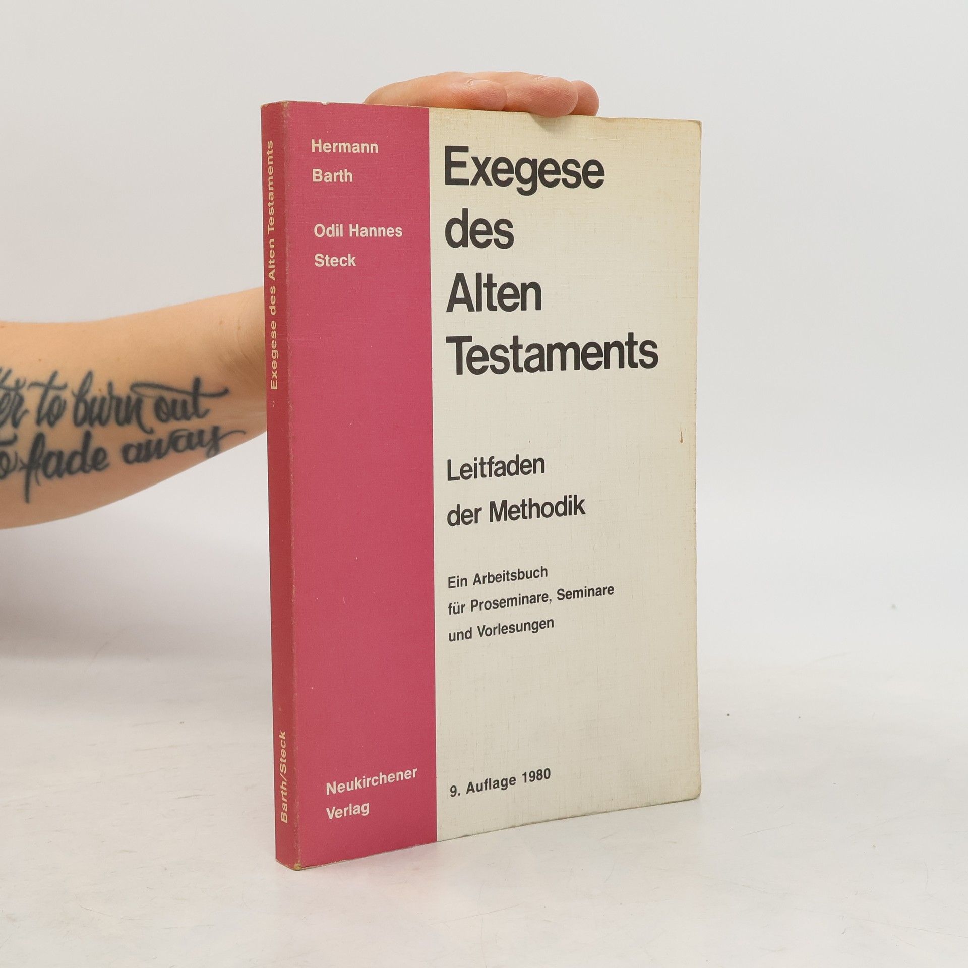 Hermann Barth Exegese des Alten Testaments