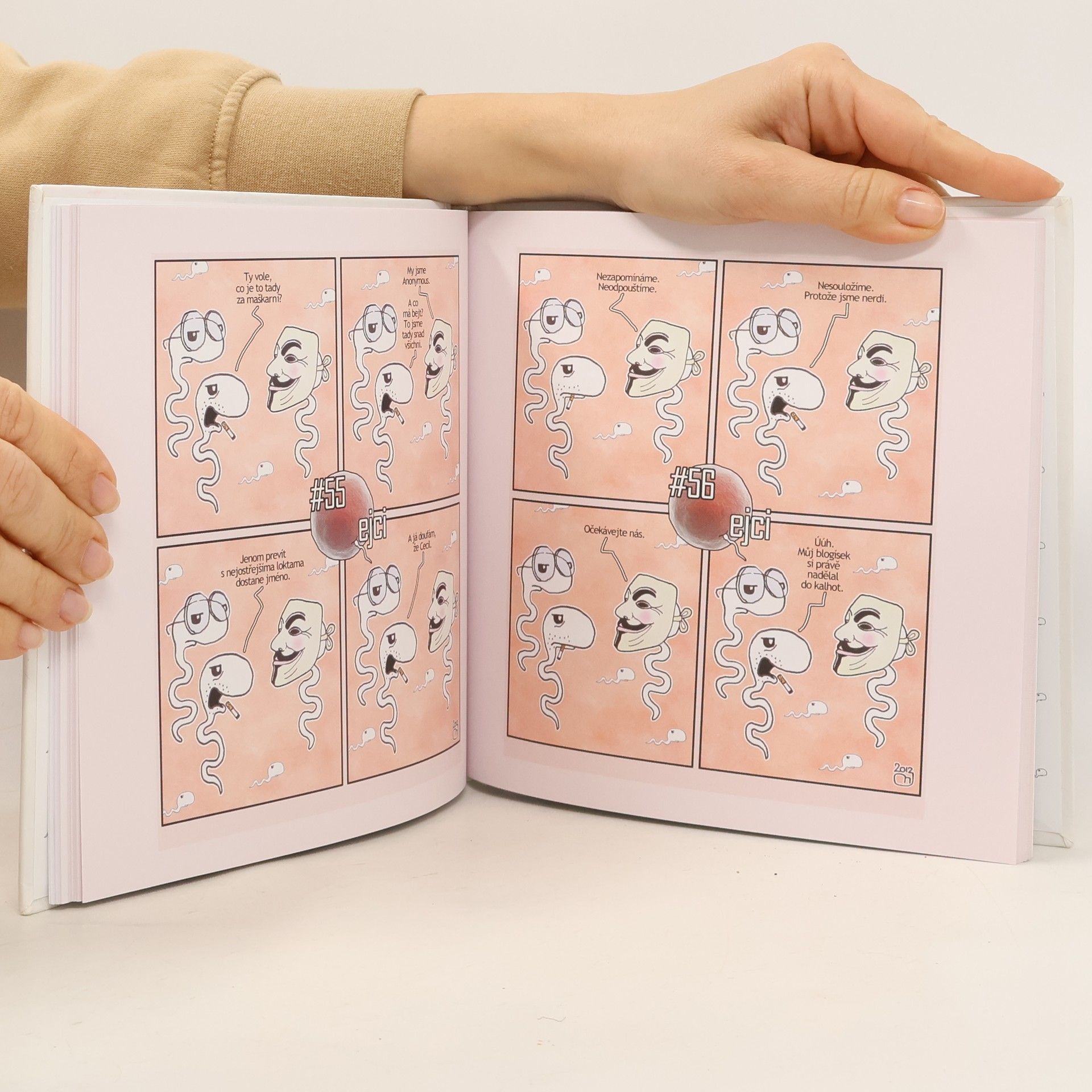 Jiří Charvát Qejci: Existenciální sperma komiks