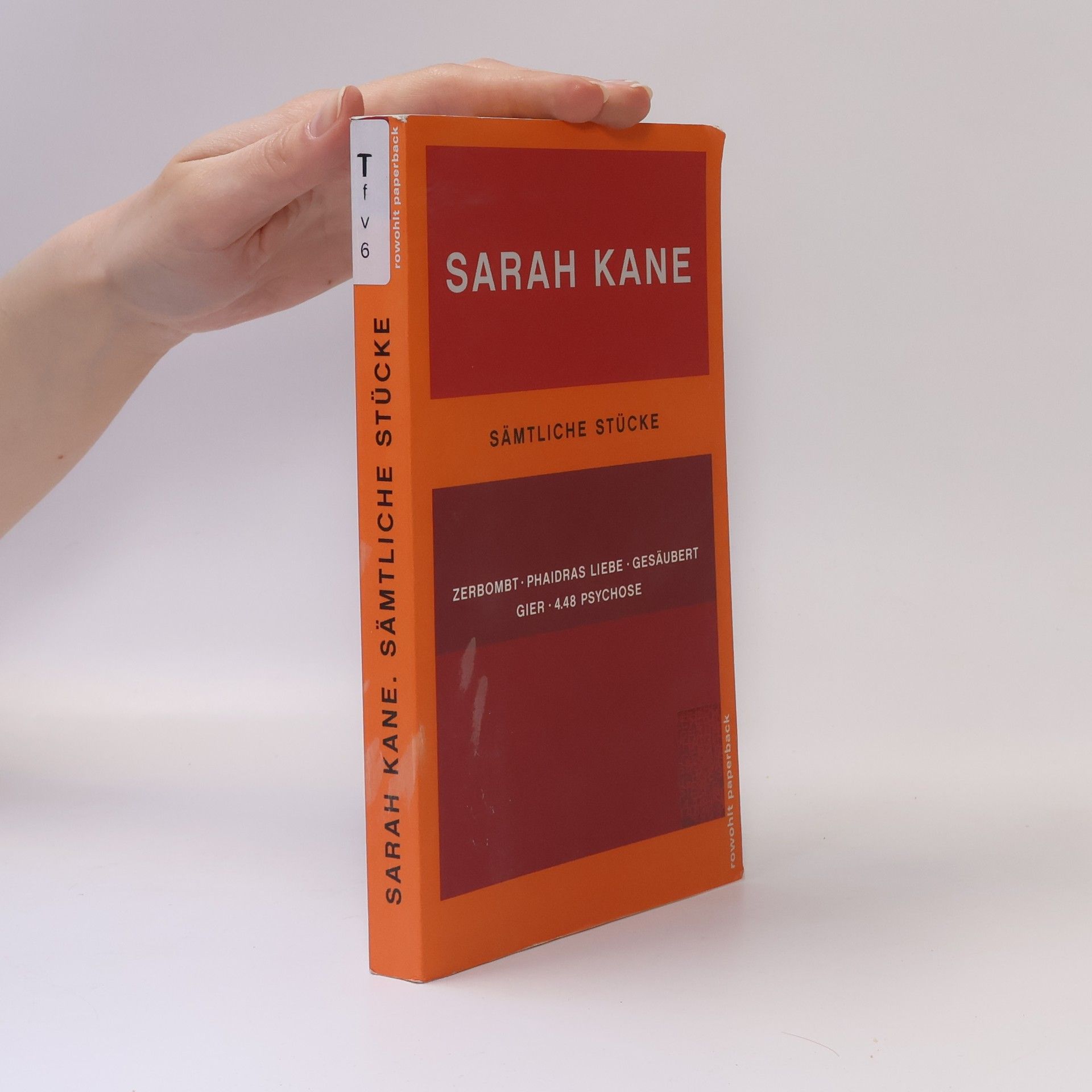 Sarah Kane Sämtliche Stücke