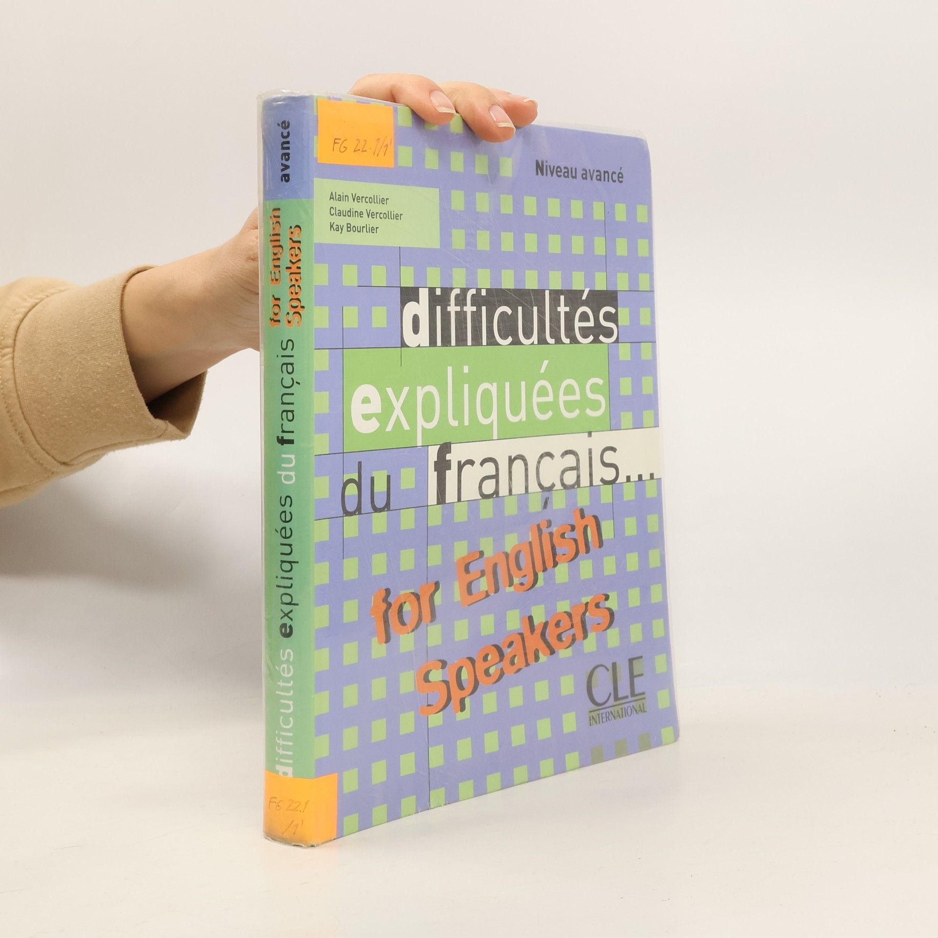 Alain Vercollier Difficultés expliquées du français... for English speakers