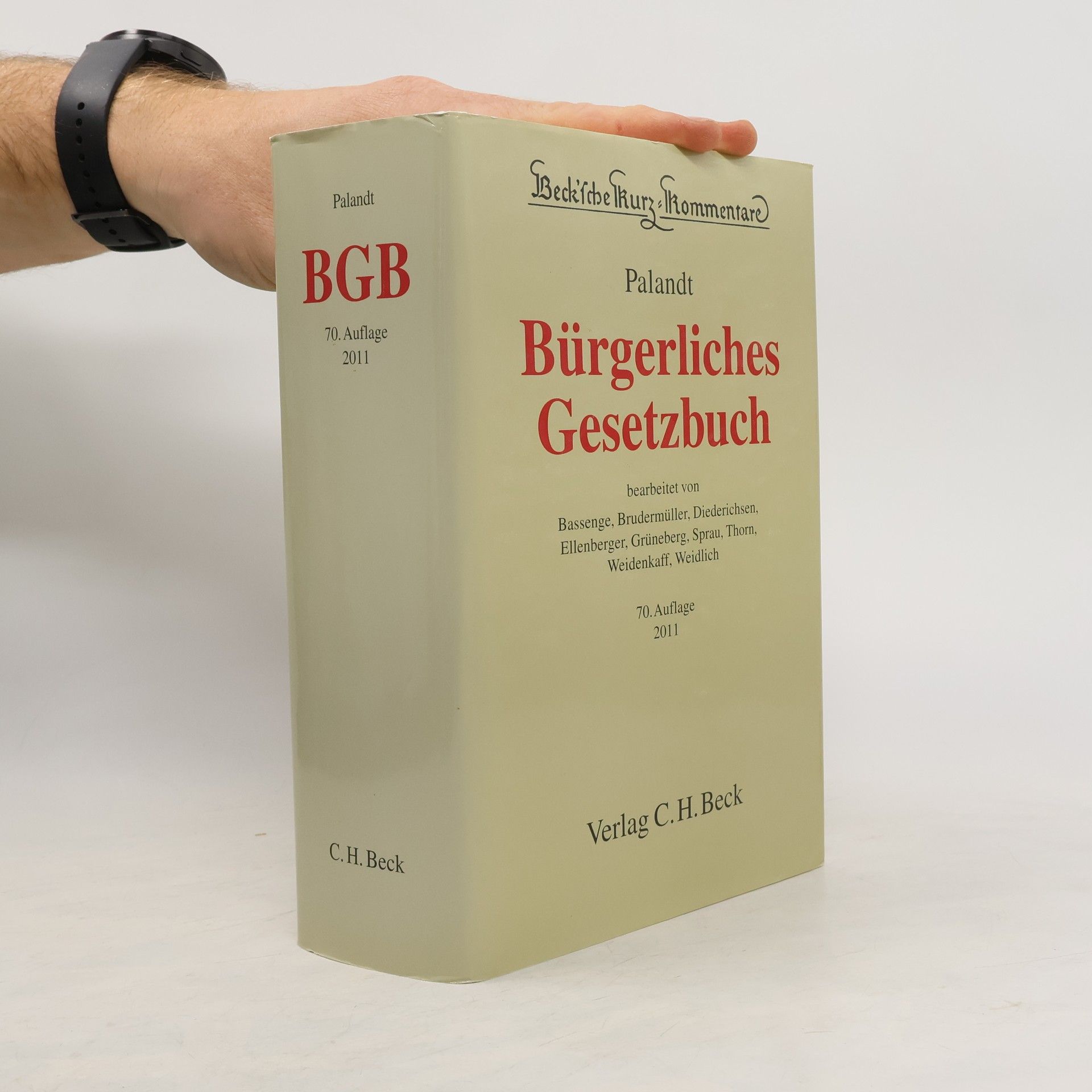 Otto Palandt Bürgerliches Gesetzbuch