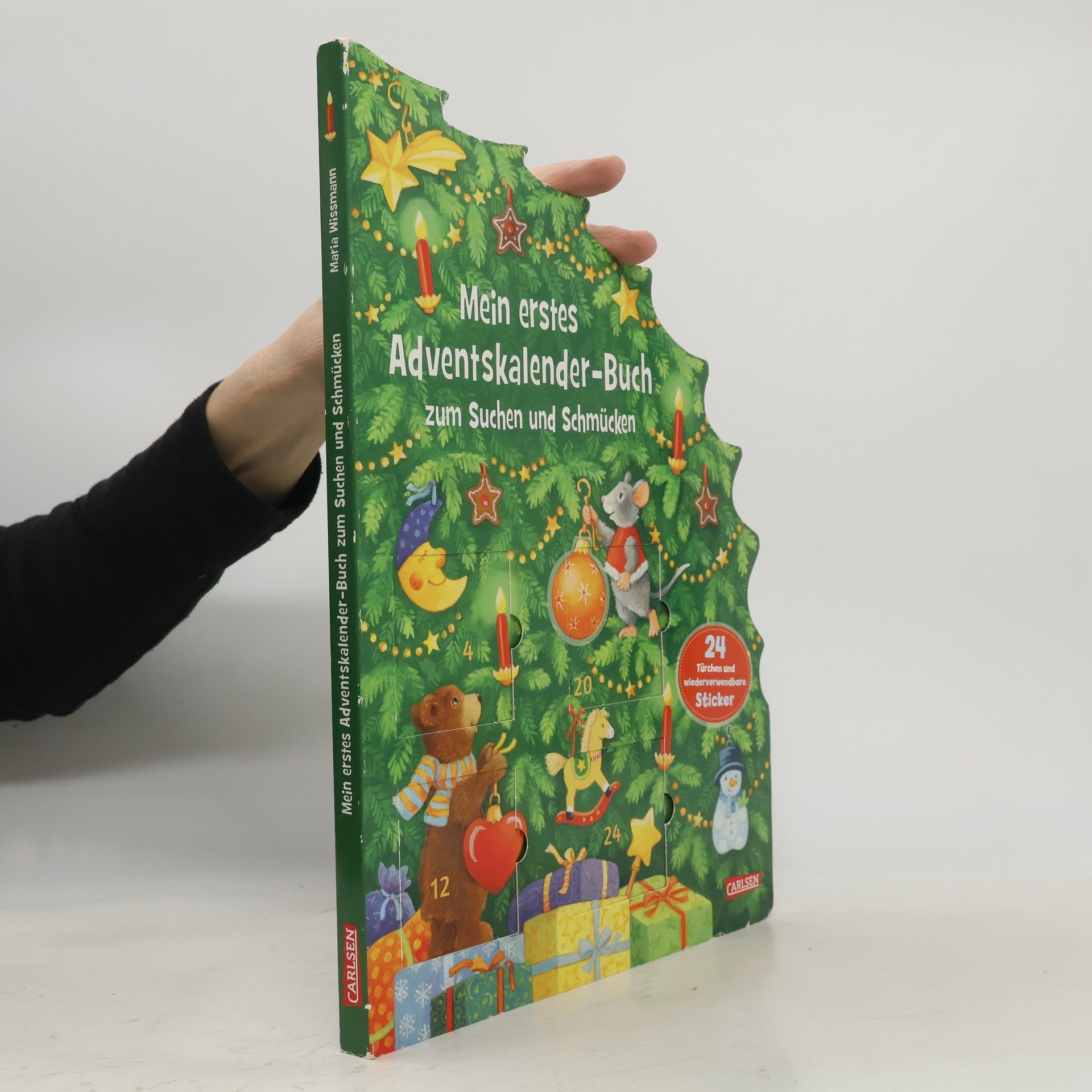 Maria Wissmann Mein erstes Adventskalender-Buch zum Suchen und Schmücken - Mit 24 Türchen und Spiel-Stickern