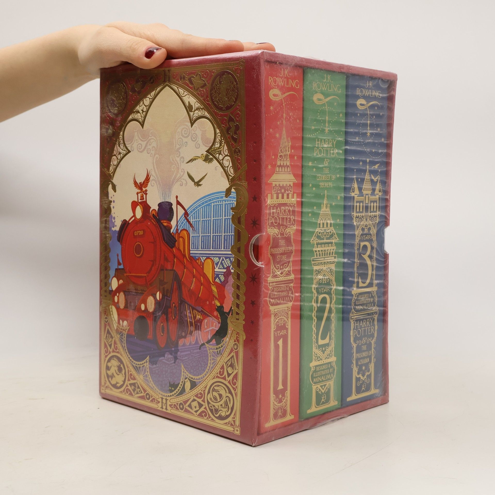J. K. Rowling Harry Potter 1-3 Box Set. MinaLima Edition