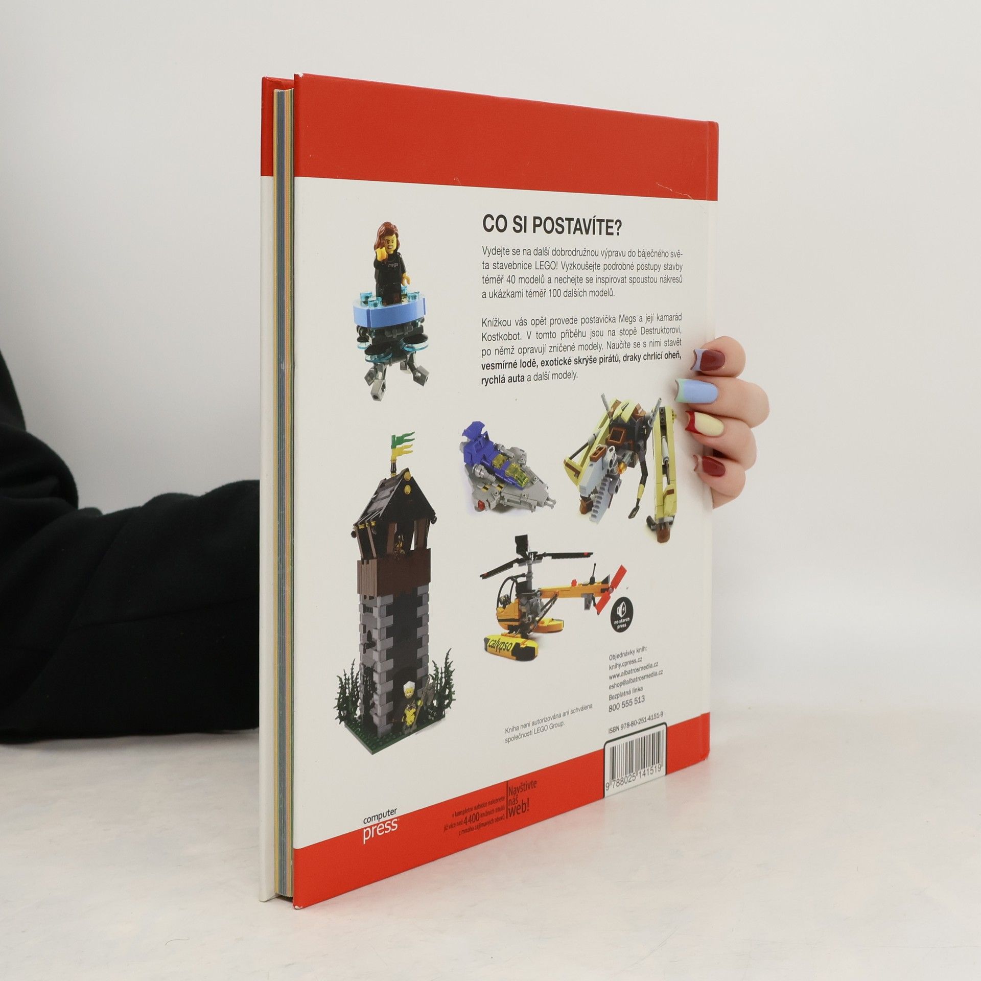 Megan Rothrock LEGO - cesta za dobrodružstvím: Vesmírné lodě, piráti, draci a další!