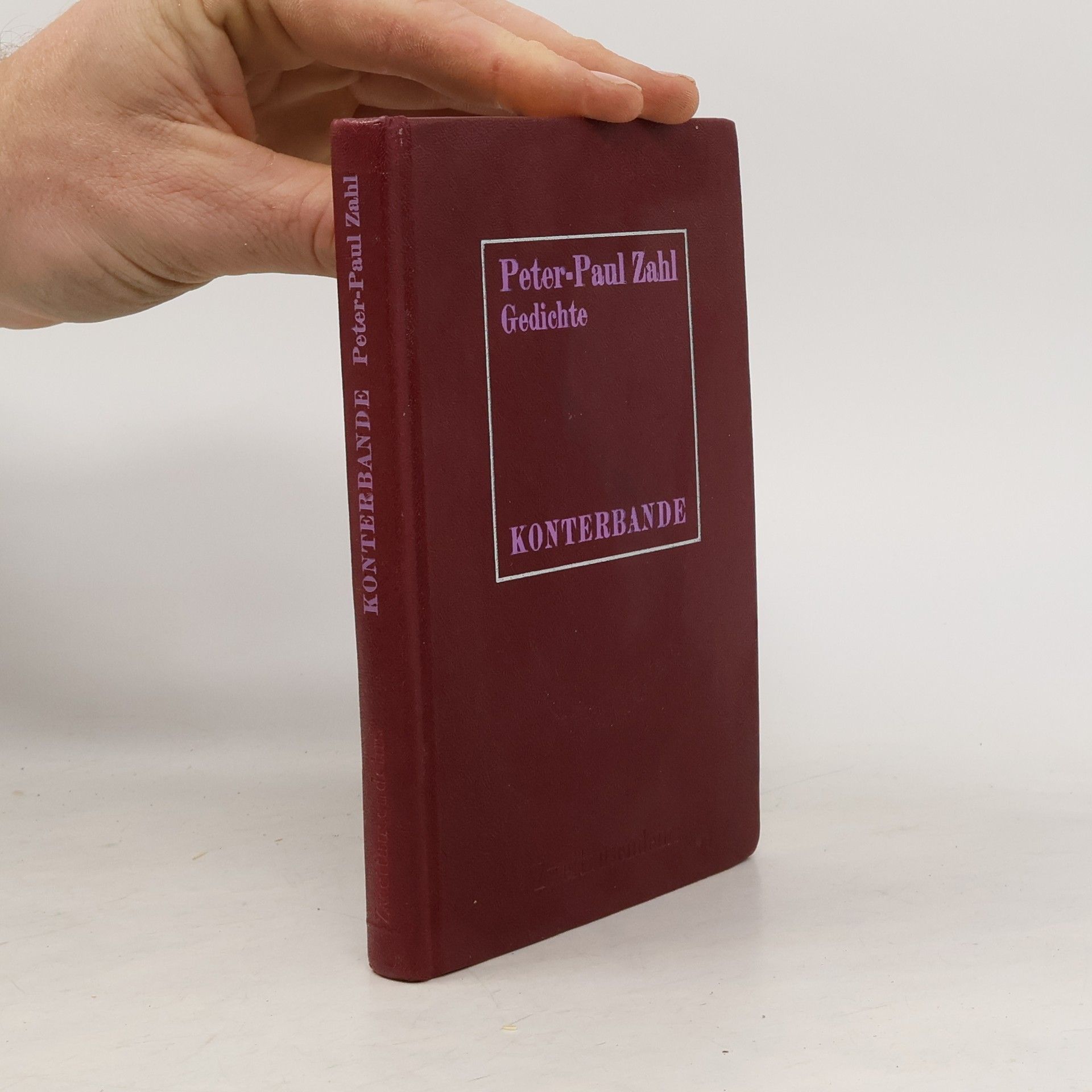 Peter-Paul Zahl Konterbande