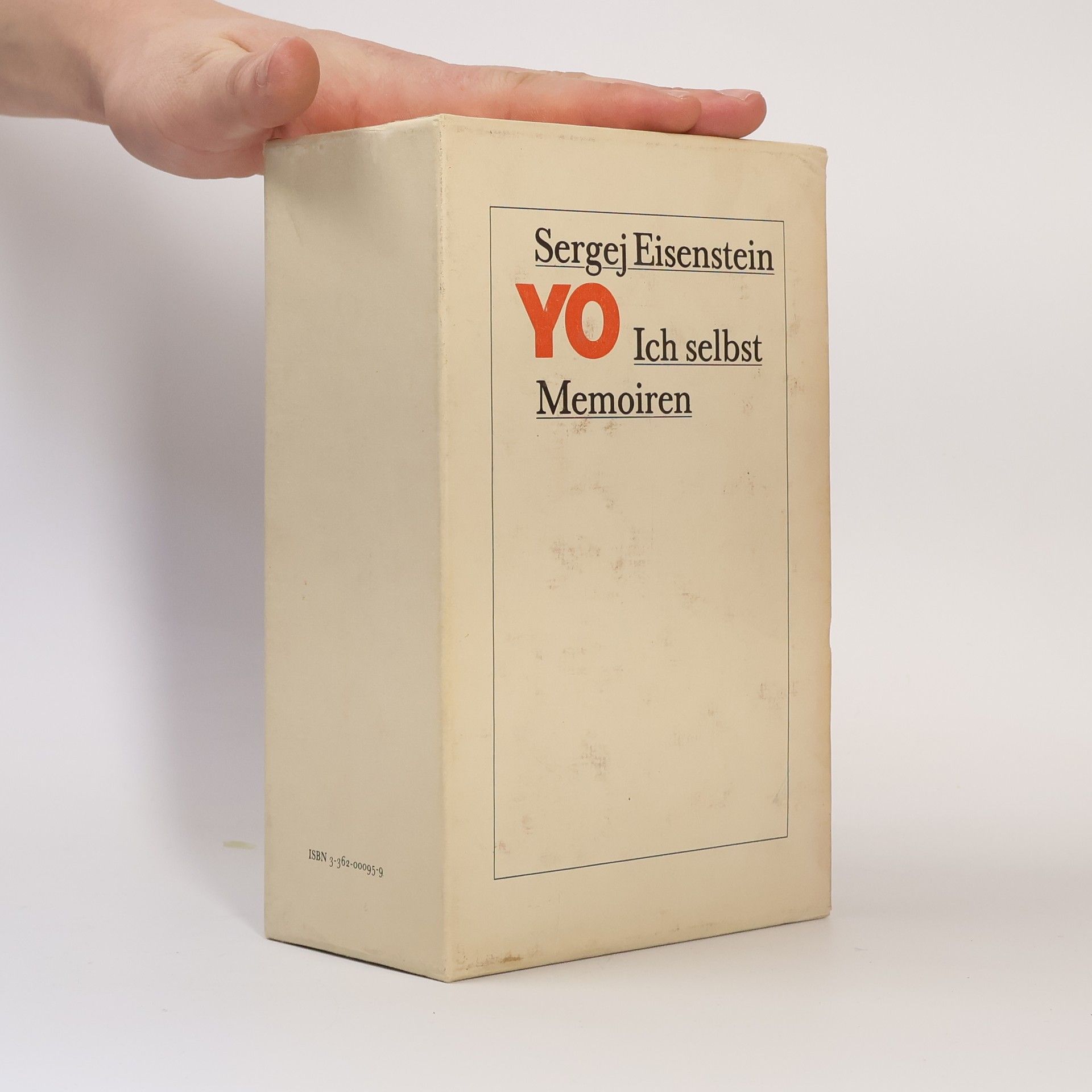 Sergej M. Ėjzenštejn Yo Ich Selbst Memoiren. 2 Bände im Schuber