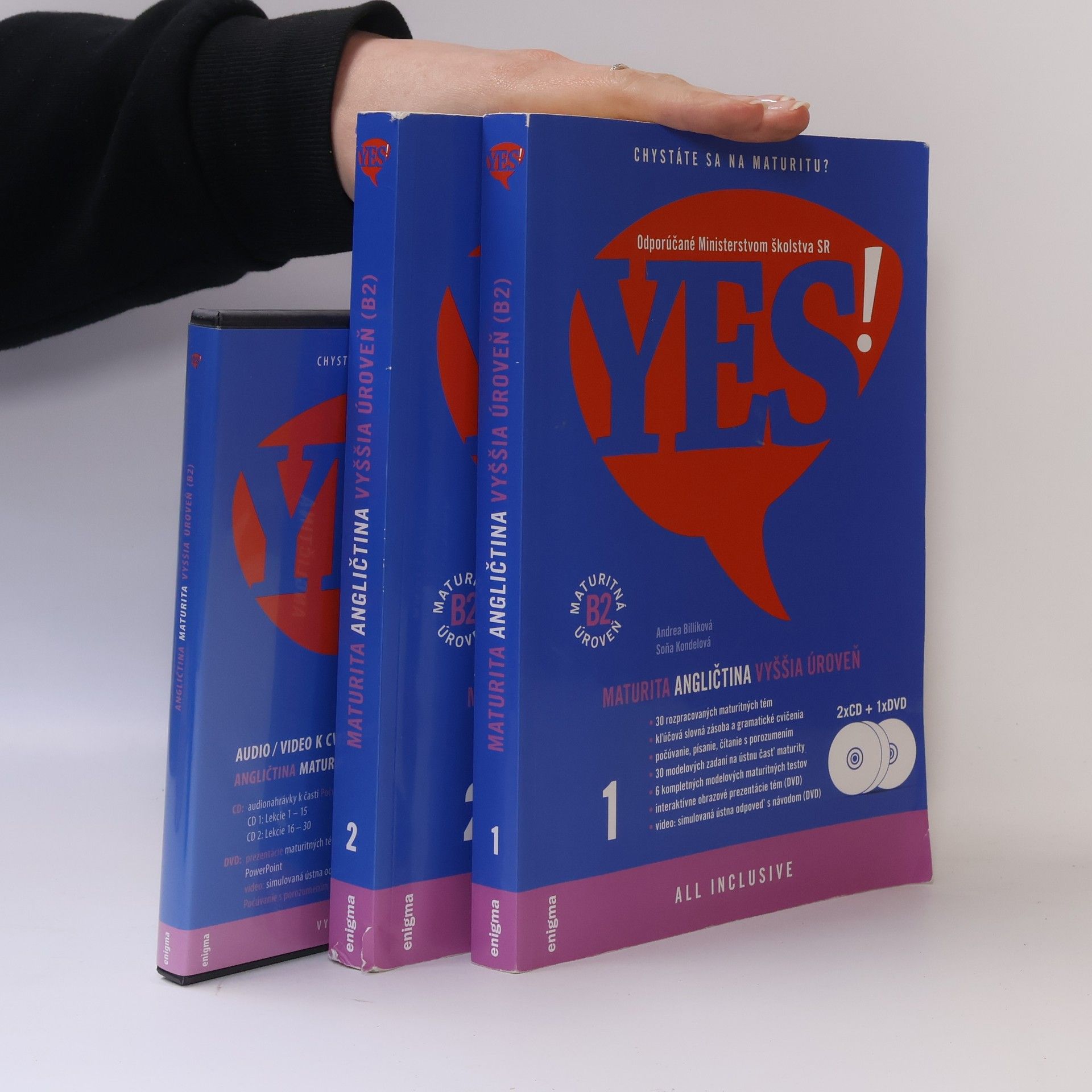 Andrea Billíková Yes! Maturita angličtina vyššia úroveň (B2). 1.-2. dí