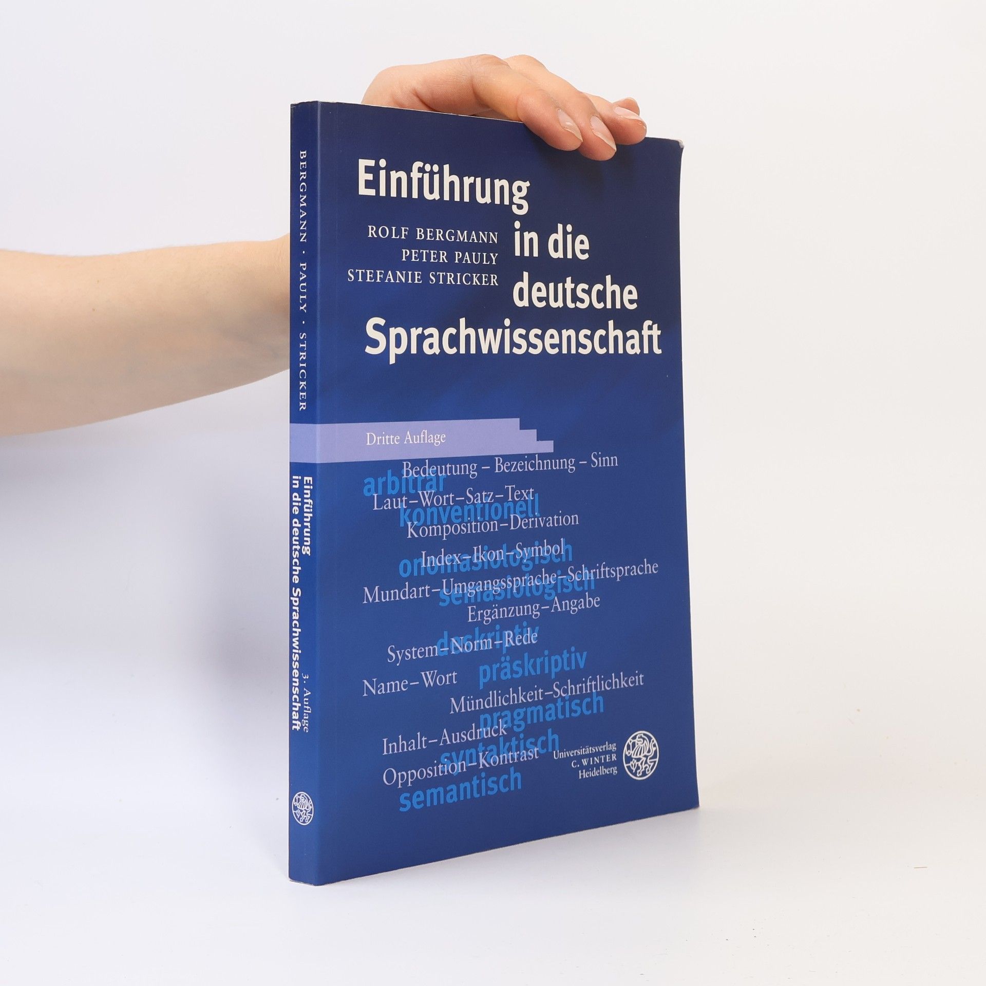 Rolf Bergmann Einführung in die deutsche Sprachwissenschaft - Dritte Auflage