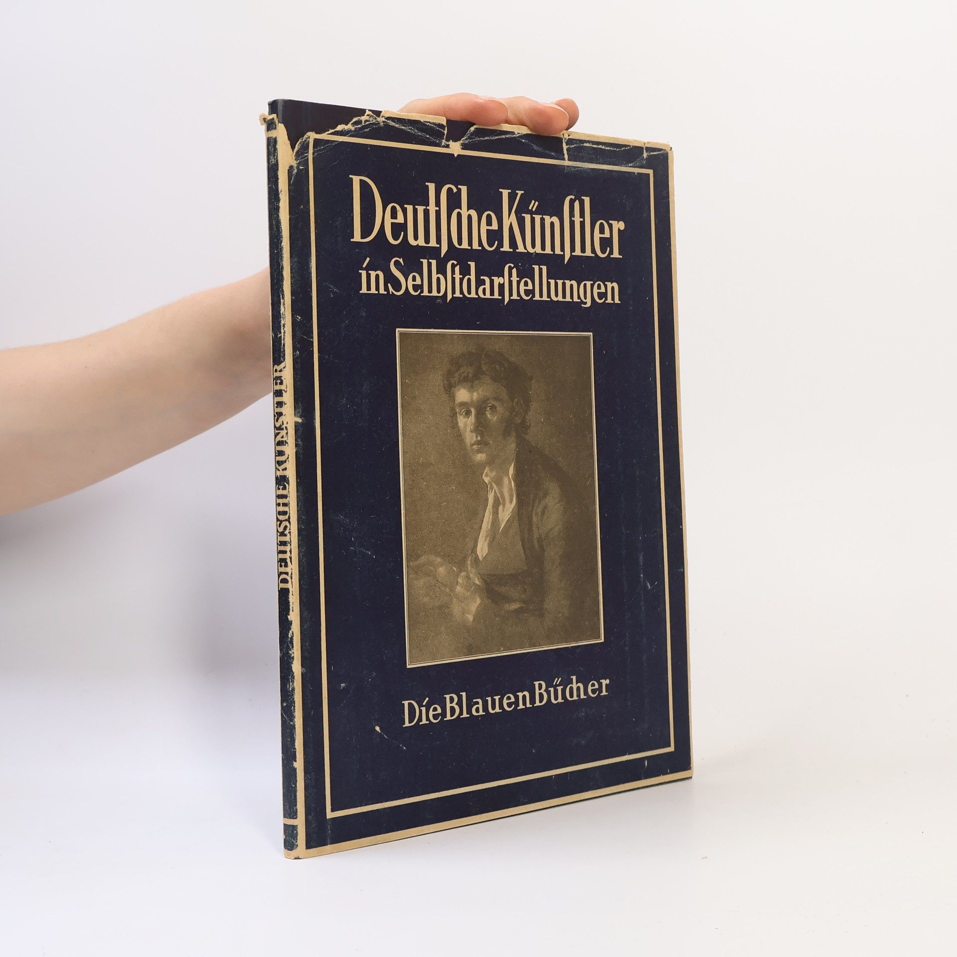 Autorenkollektiv Deutsche Künstler in Selbstdarstellungen.Die blauen Bücher