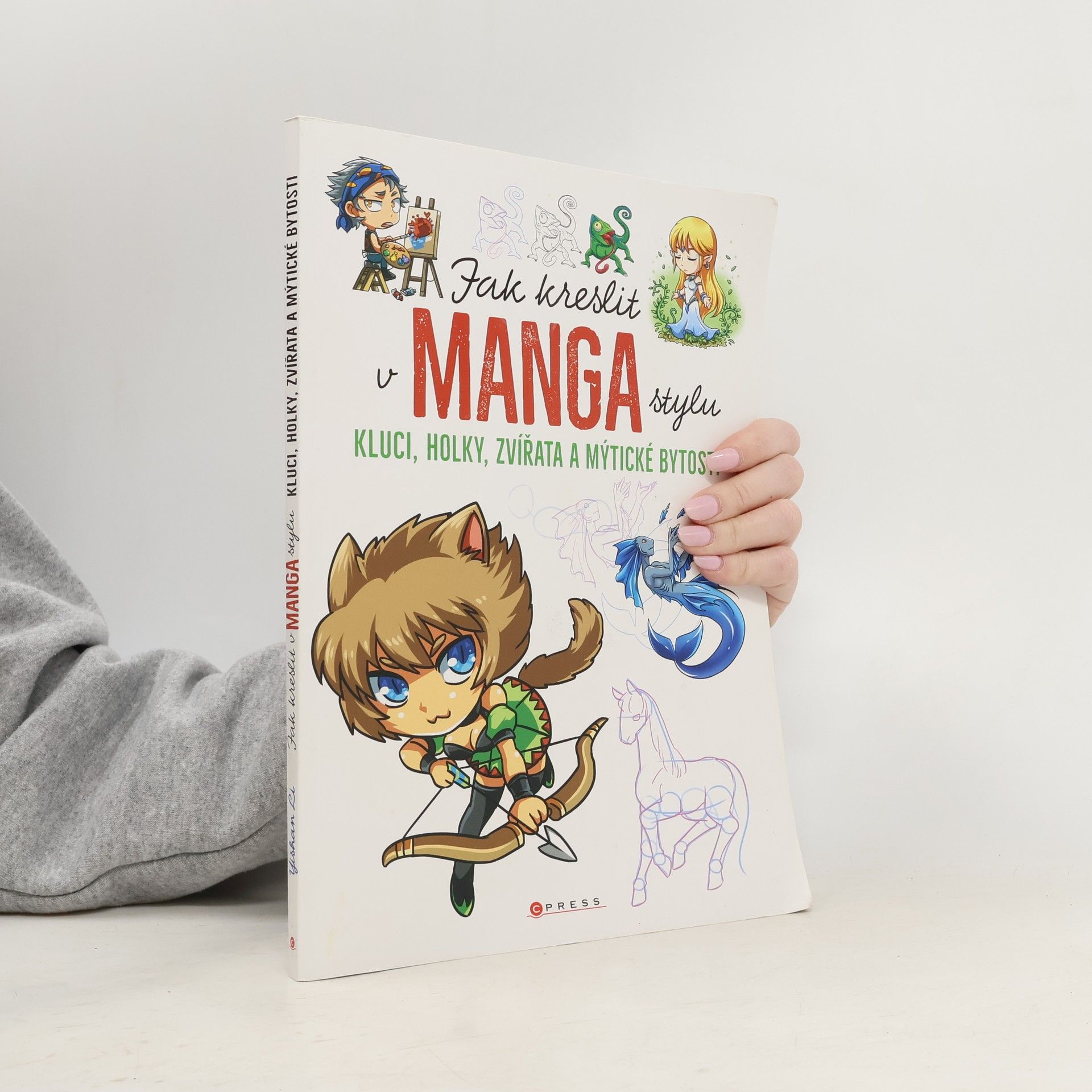 Yishan Li Jak kreslit v manga stylu: Kluci, holky, zvířata a mýtické bytosti