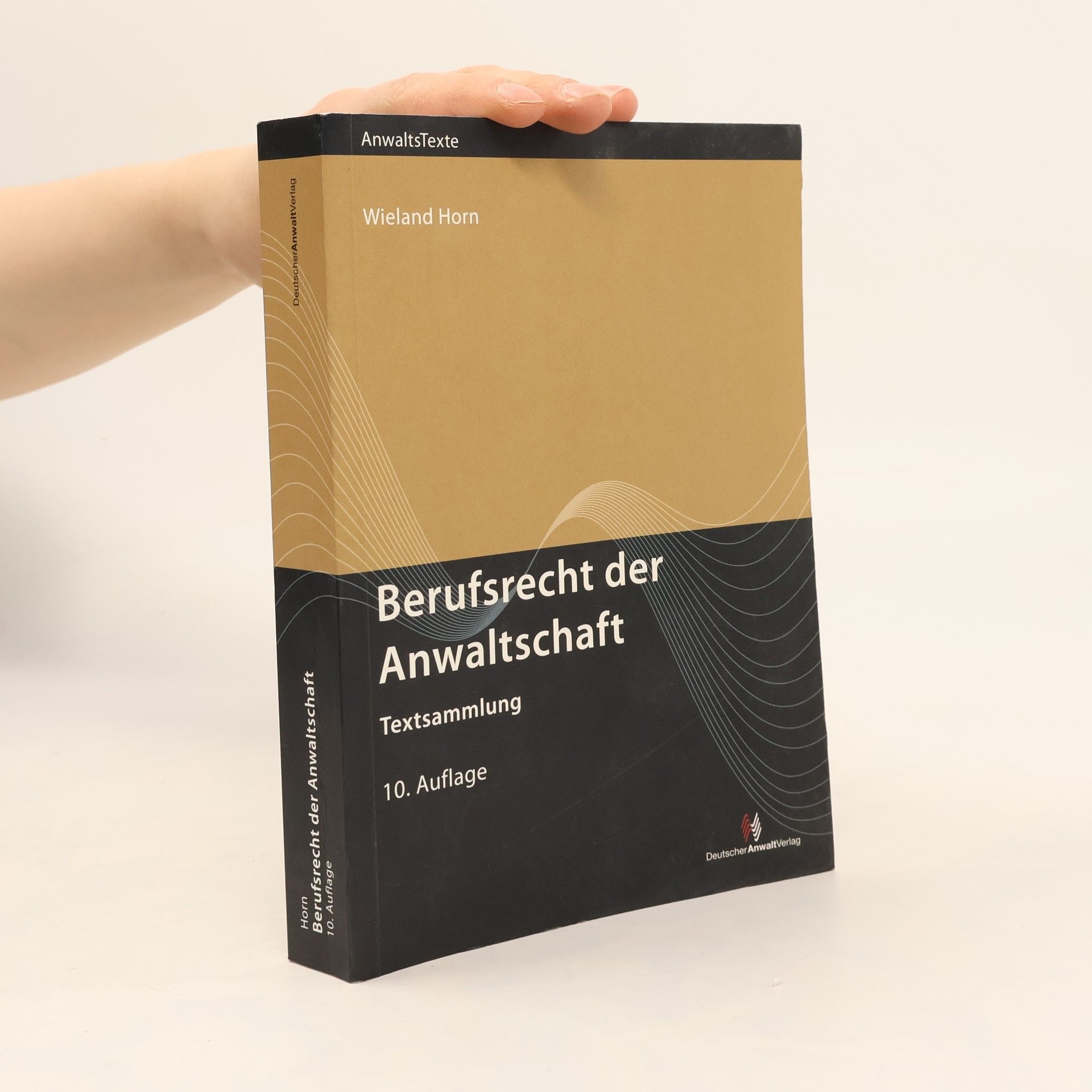 Wieland Horn Berufsrecht der Anwaltschaft