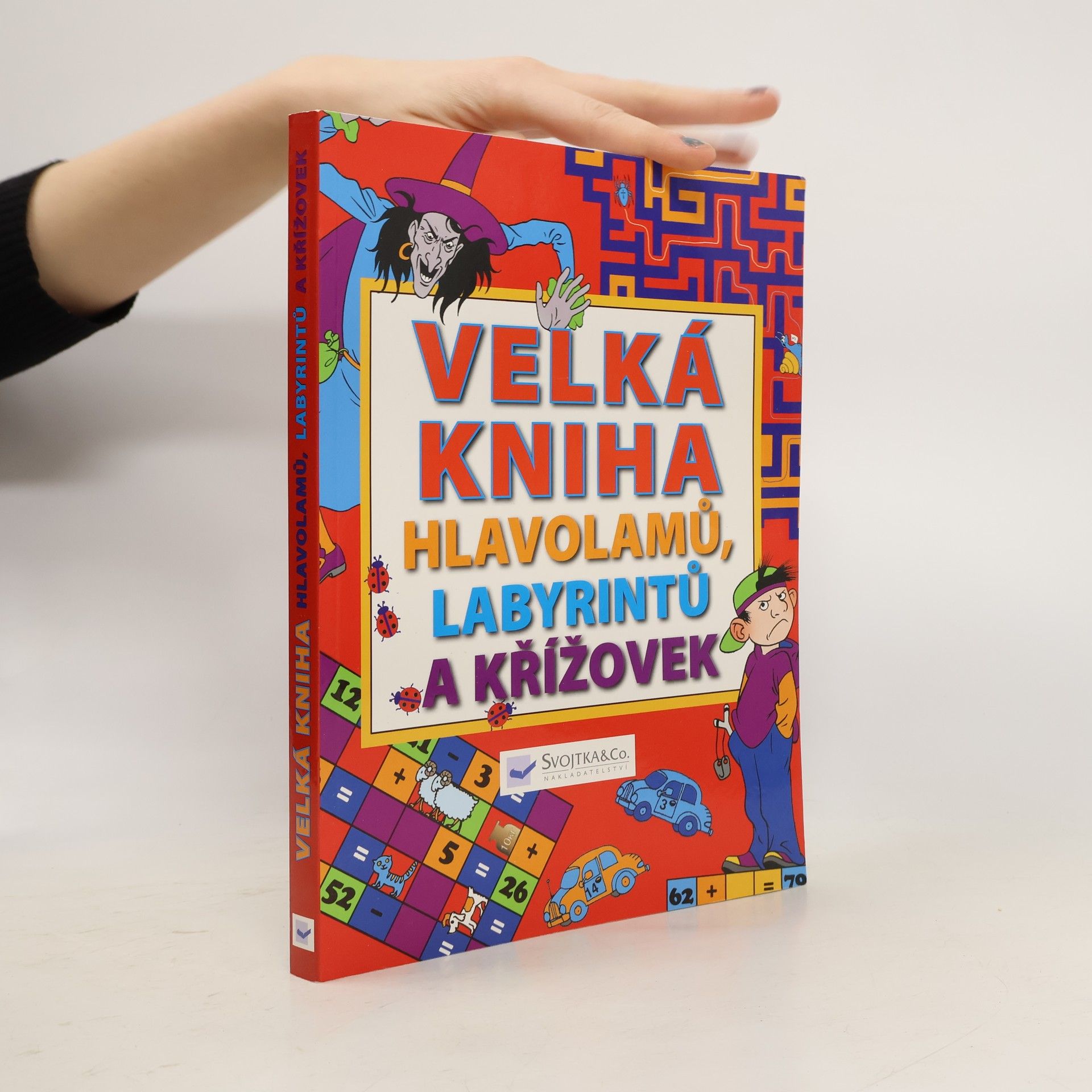 kolektiv Velká kniha hlavolamů, labyrintů a křížovek