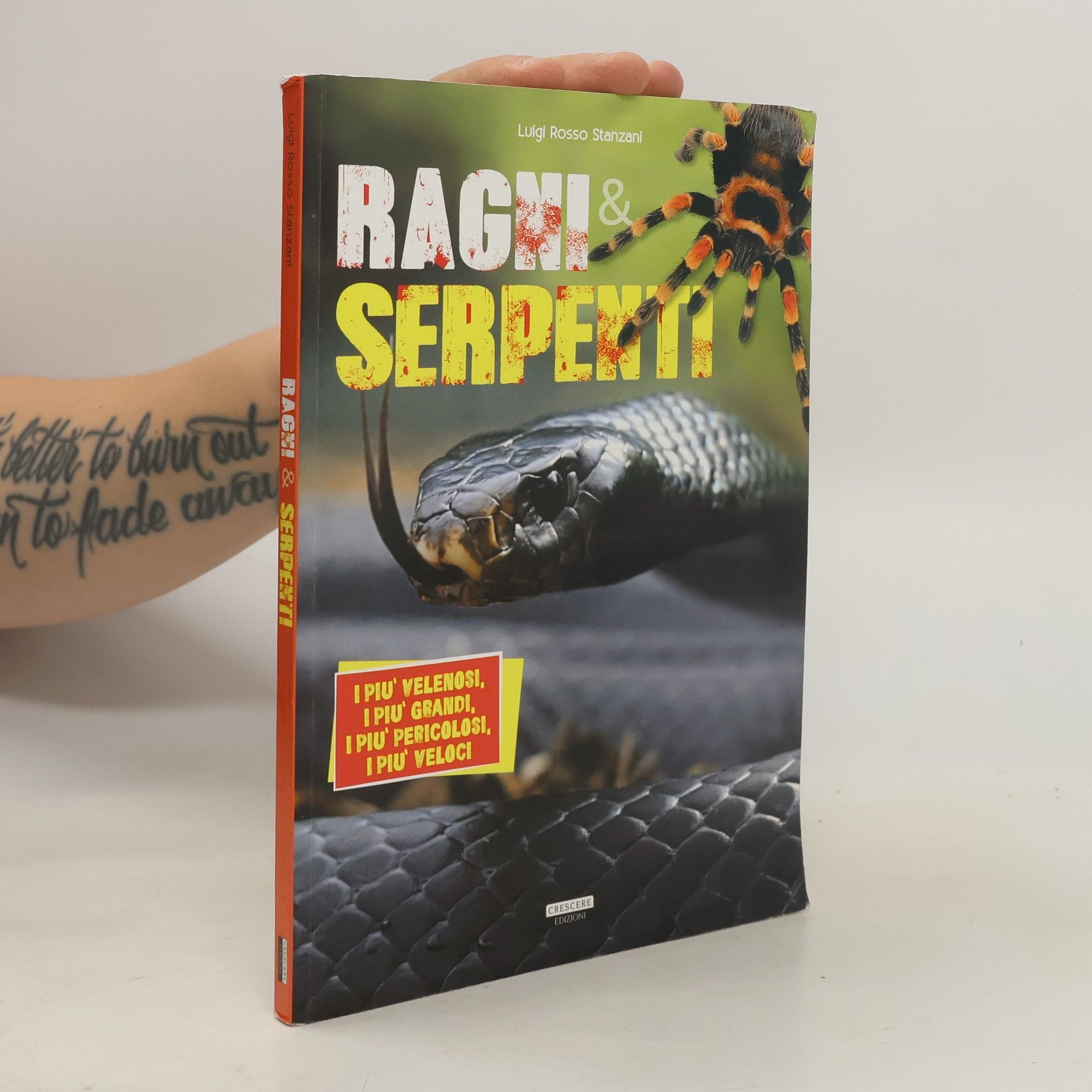 Luigi Rosso Stanzani Ragni e serpenti. I più velenosi, i più grandi, i più pericolosi, i più veloci