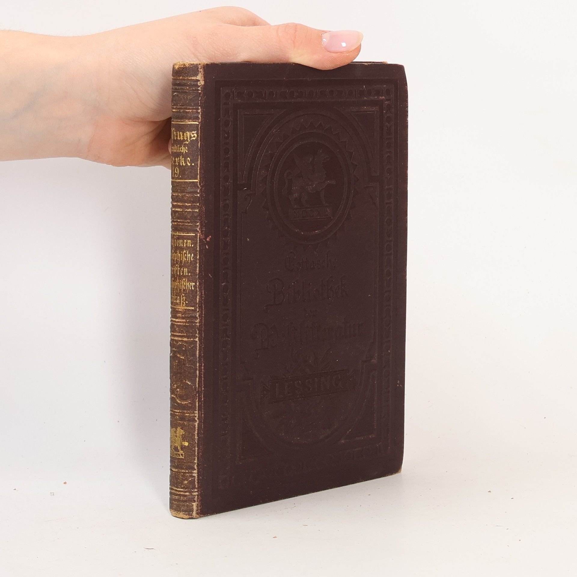 Gotthold Ephraim Lessing Lessing sämtliche Werke 19.