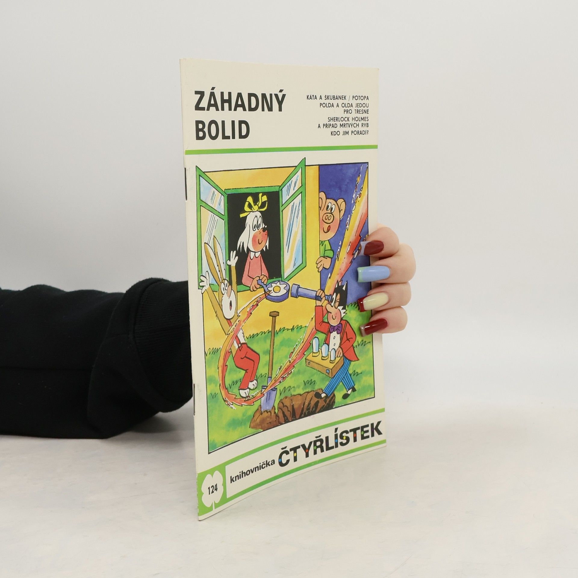 Jaroslav Němeček Čtyřlístek 124. Záhadný bolid