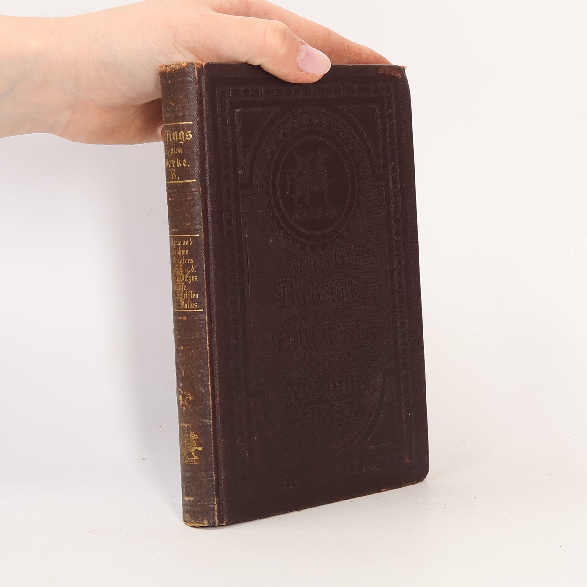 Gotthold Ephraim Lessing Lessing sämtliche Werke 6.