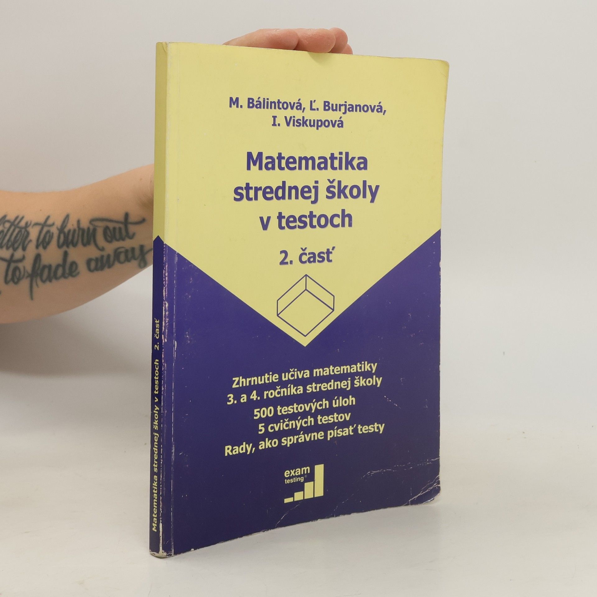 Bálintová M. Matematika strednej školy v testoch 2. časť