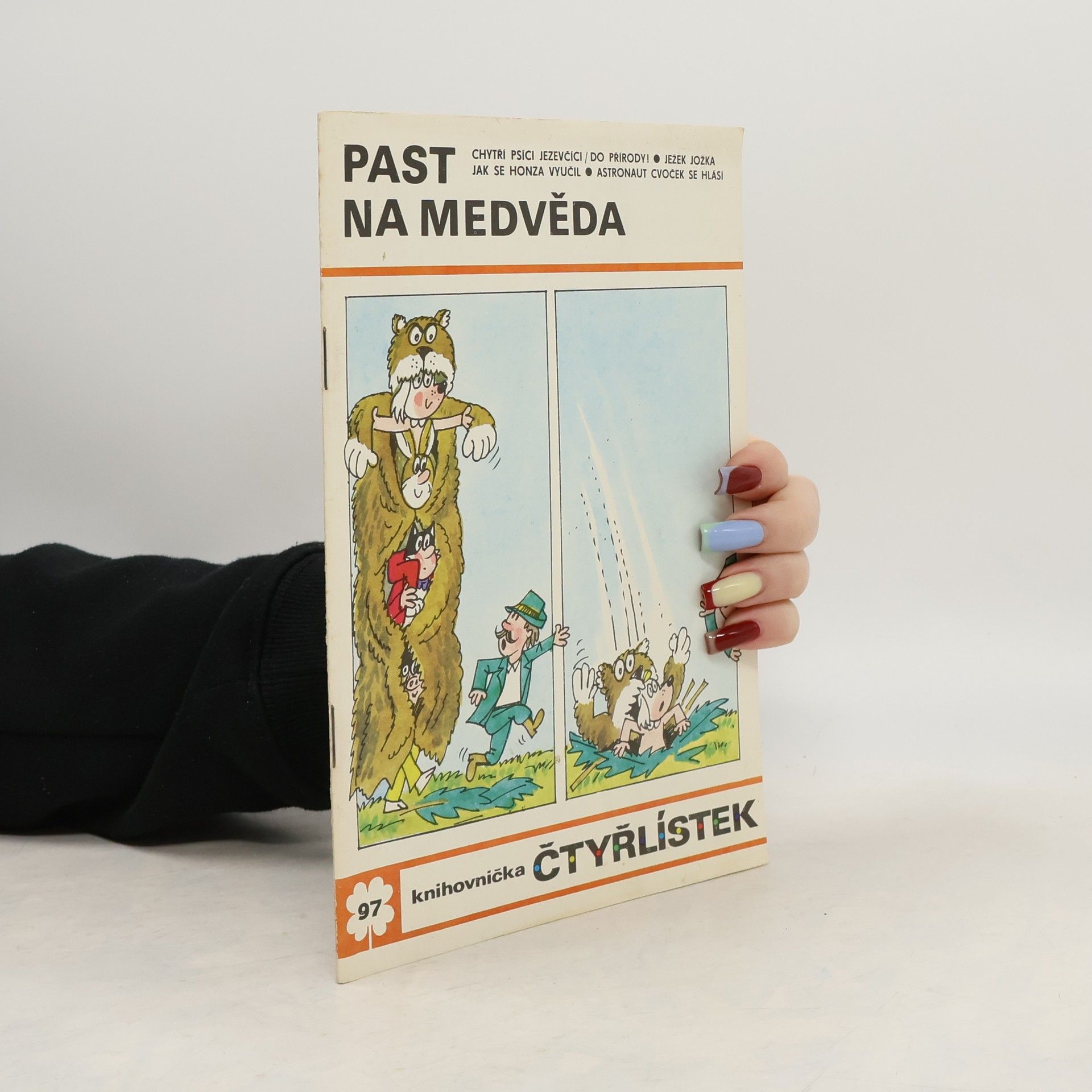 Jaroslav Němeček Čtyřlístek 97. Past na medvěda