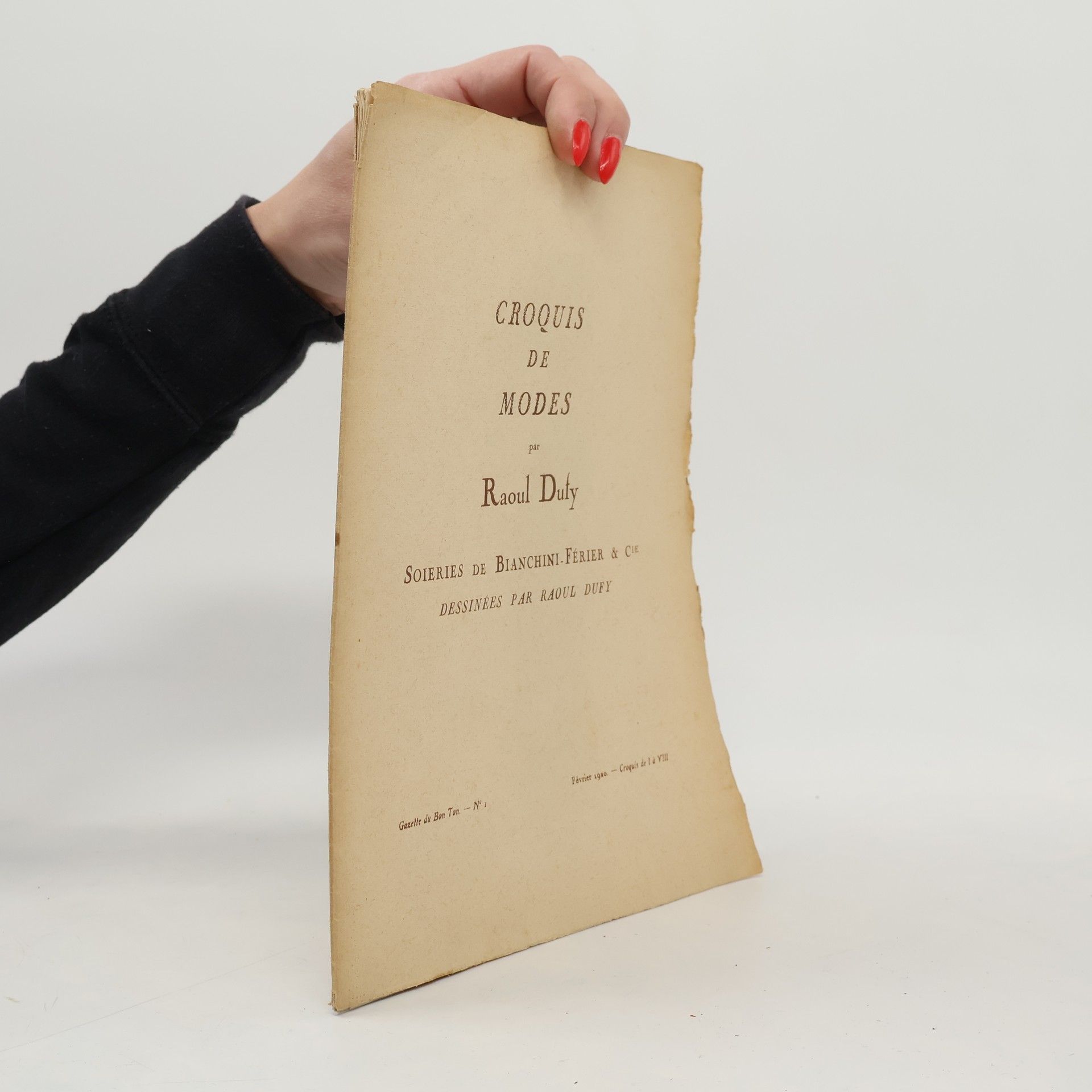 Raoul Dufy Croquis de Modes
