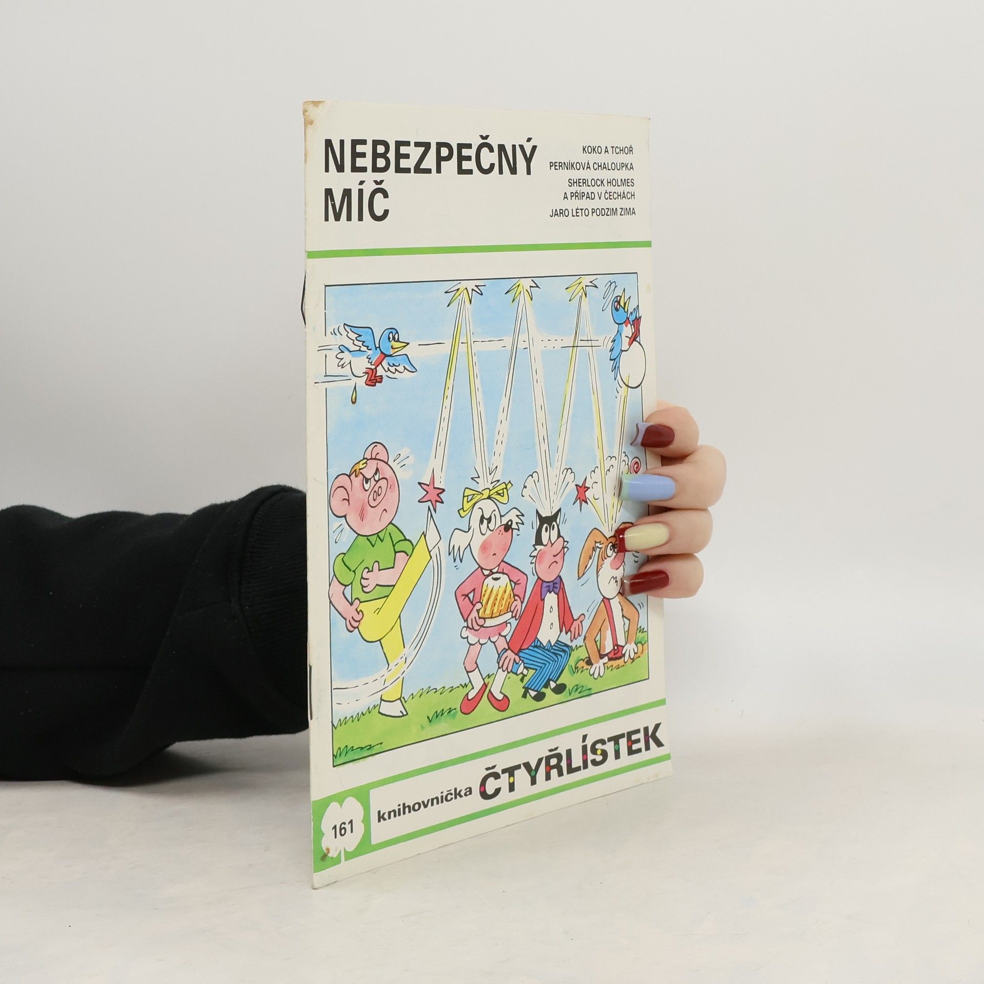 Jaroslav Němeček Čtyřlístek 161. Nebezpečný míč