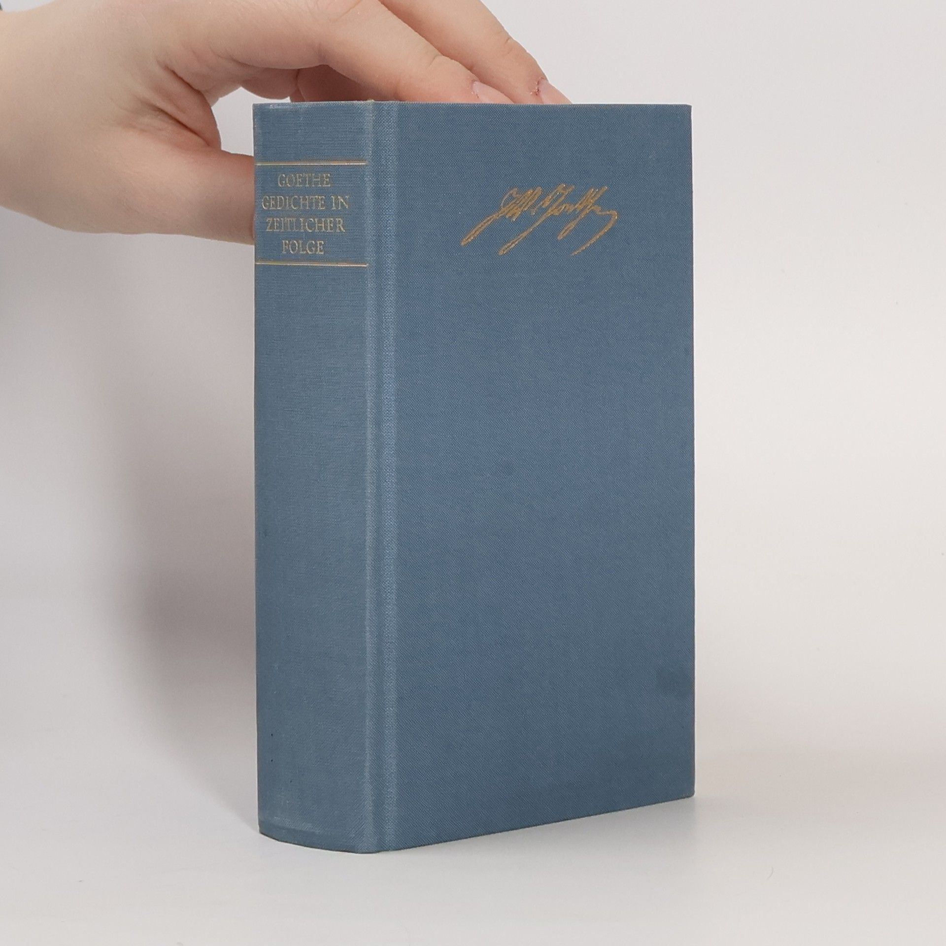 Johann Wolfgang von Goethe Goethes Gedichte in zeitlicher Folge