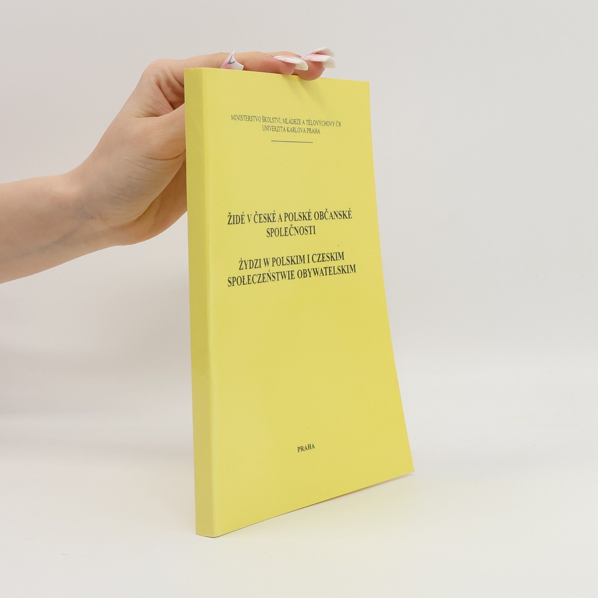 Jerzy Tomaszewski Židé v české a polské občanské společnosti