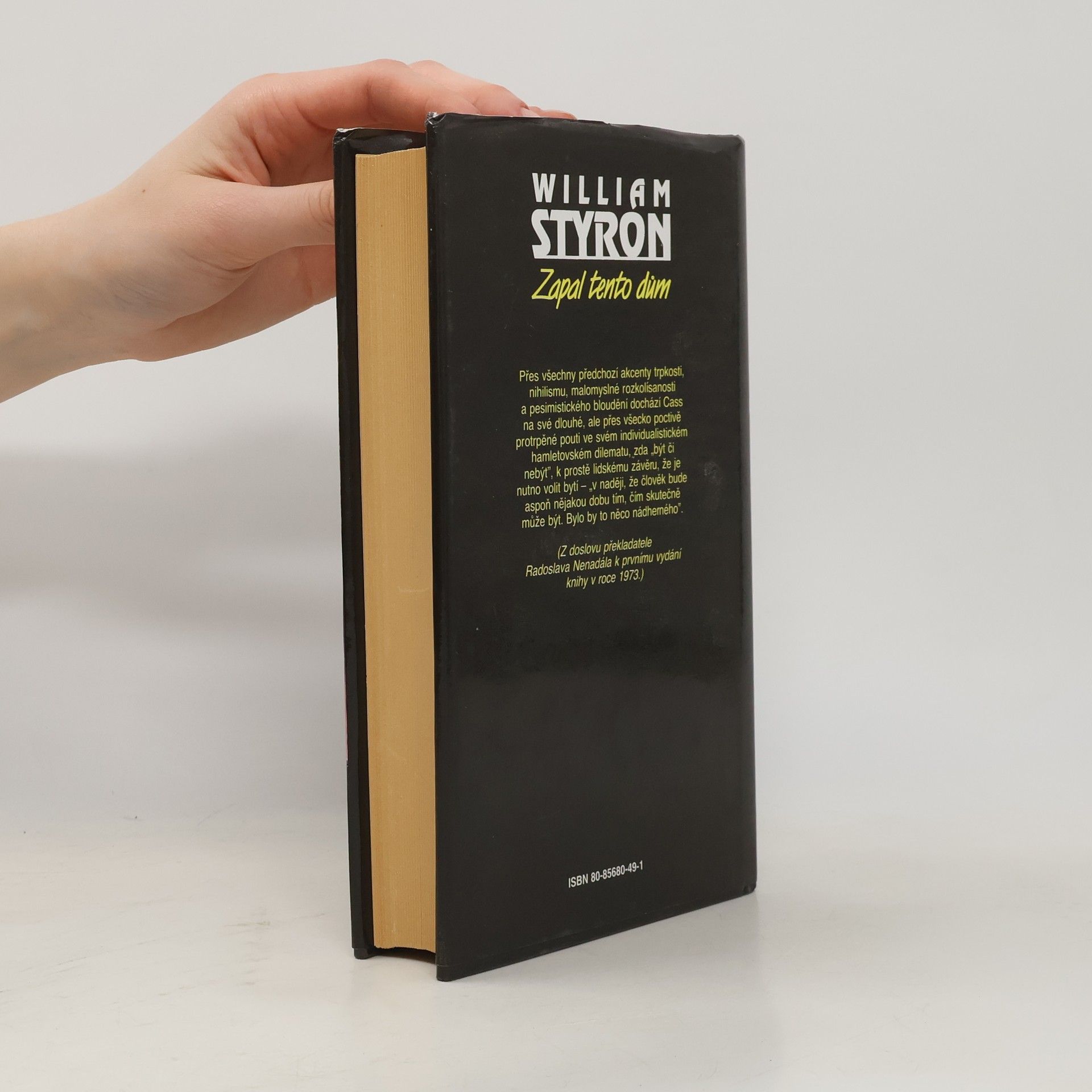 William Styron Zapal tento dům