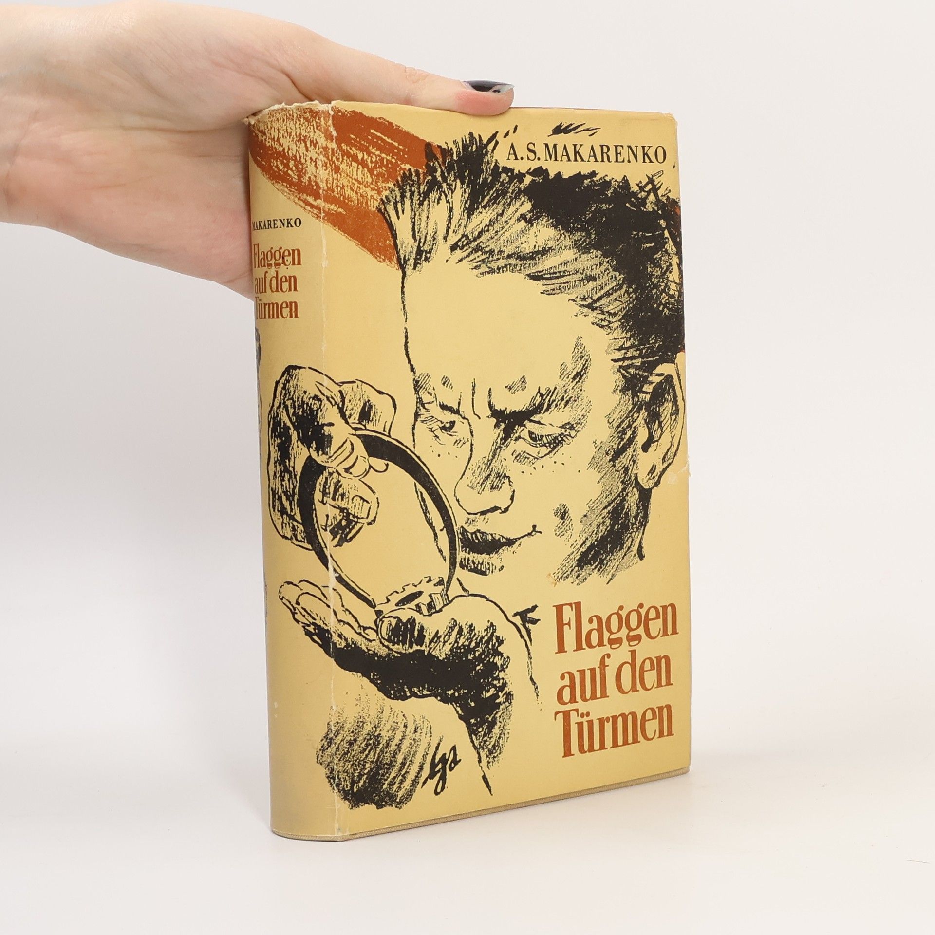 Anton Semenovič Makarenko Flaggen auf den Türmen