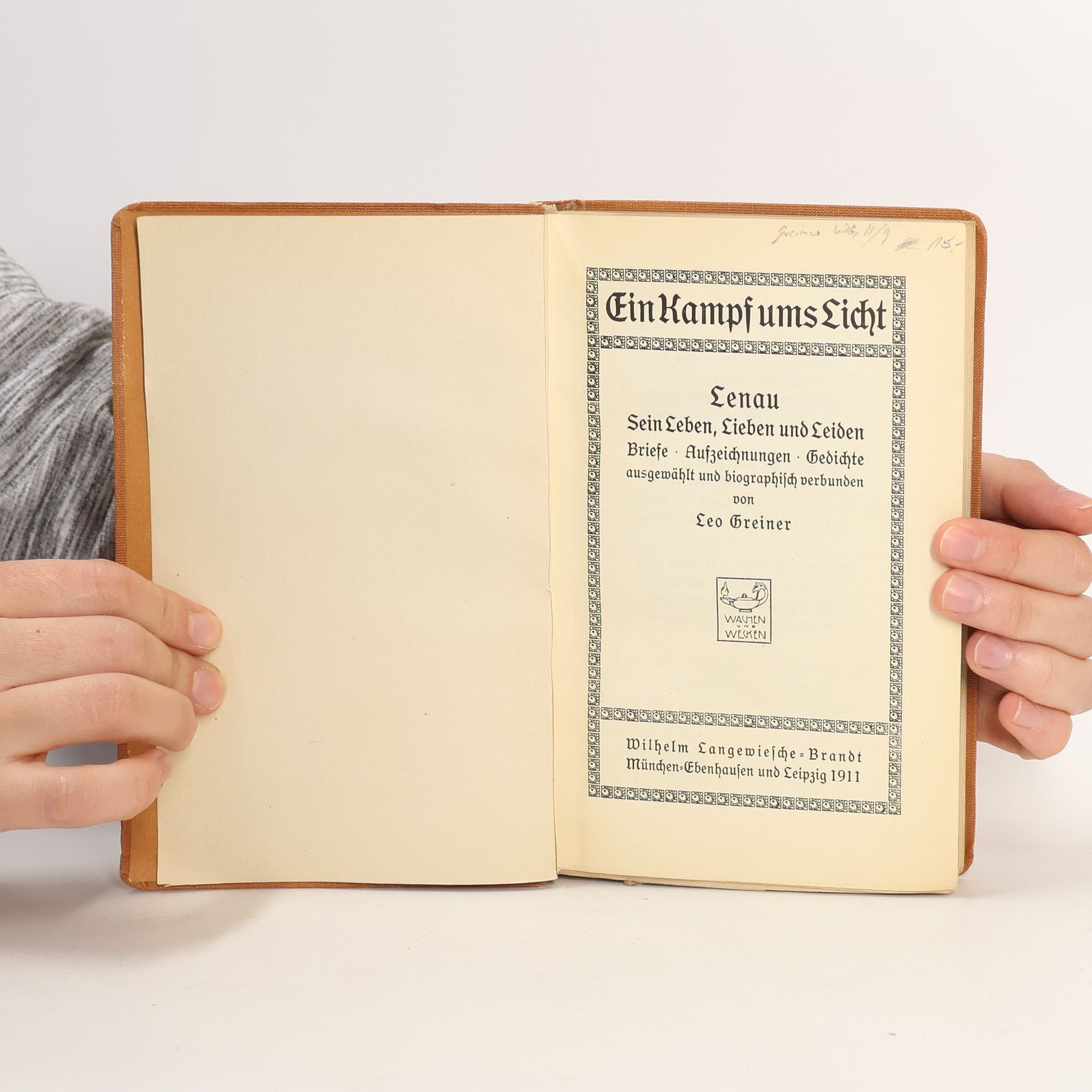 Nikolaus Lenau Ein Kampf ums licht