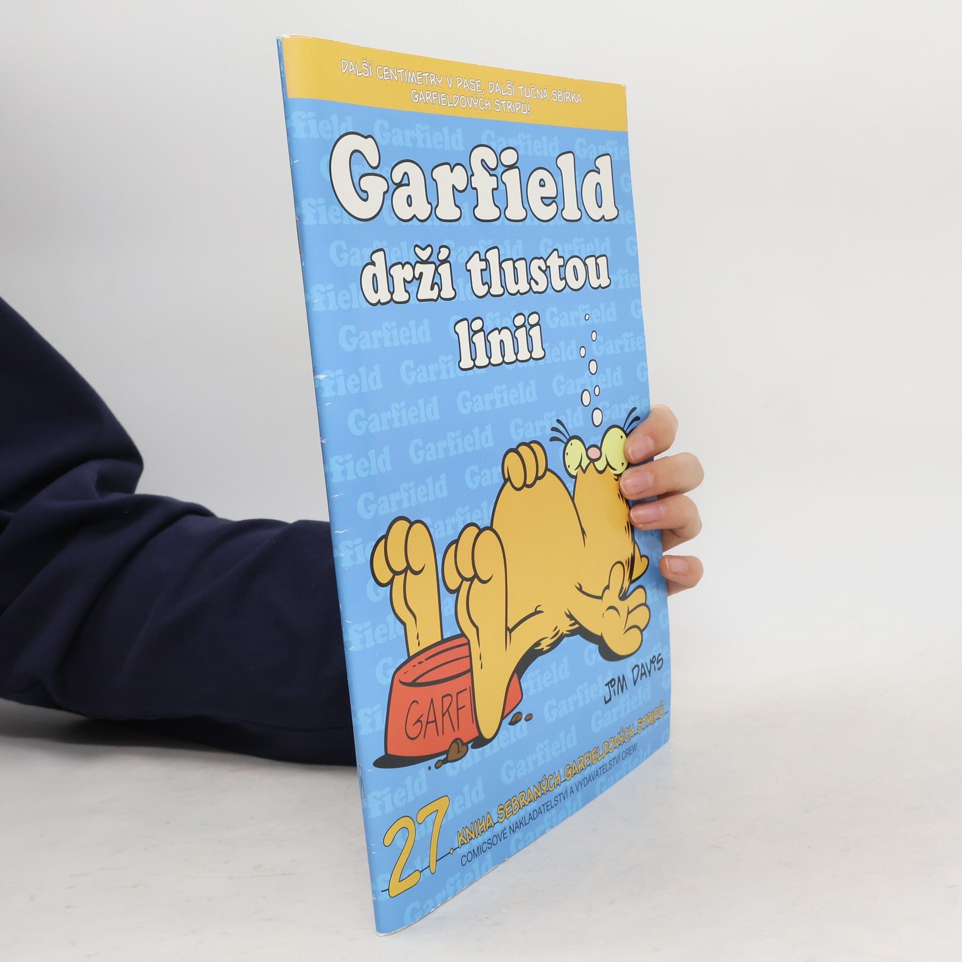 Jim Davis Garfield drží tlustou linii