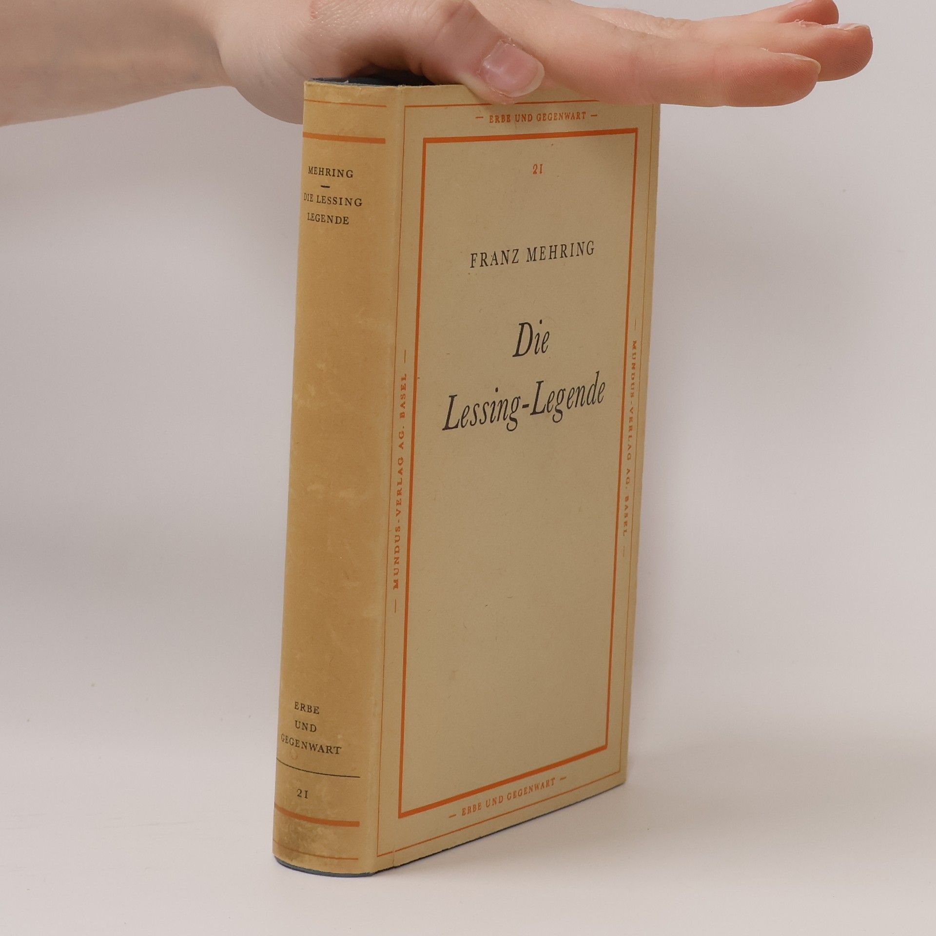 Franz Mehring Die Lessing-Legende