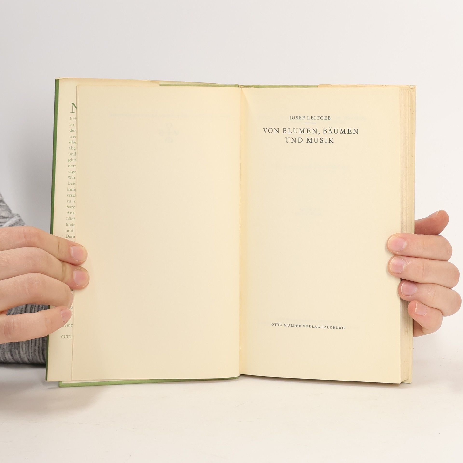 Josef Leitgeb Von Blumen, Bäumen und Musik