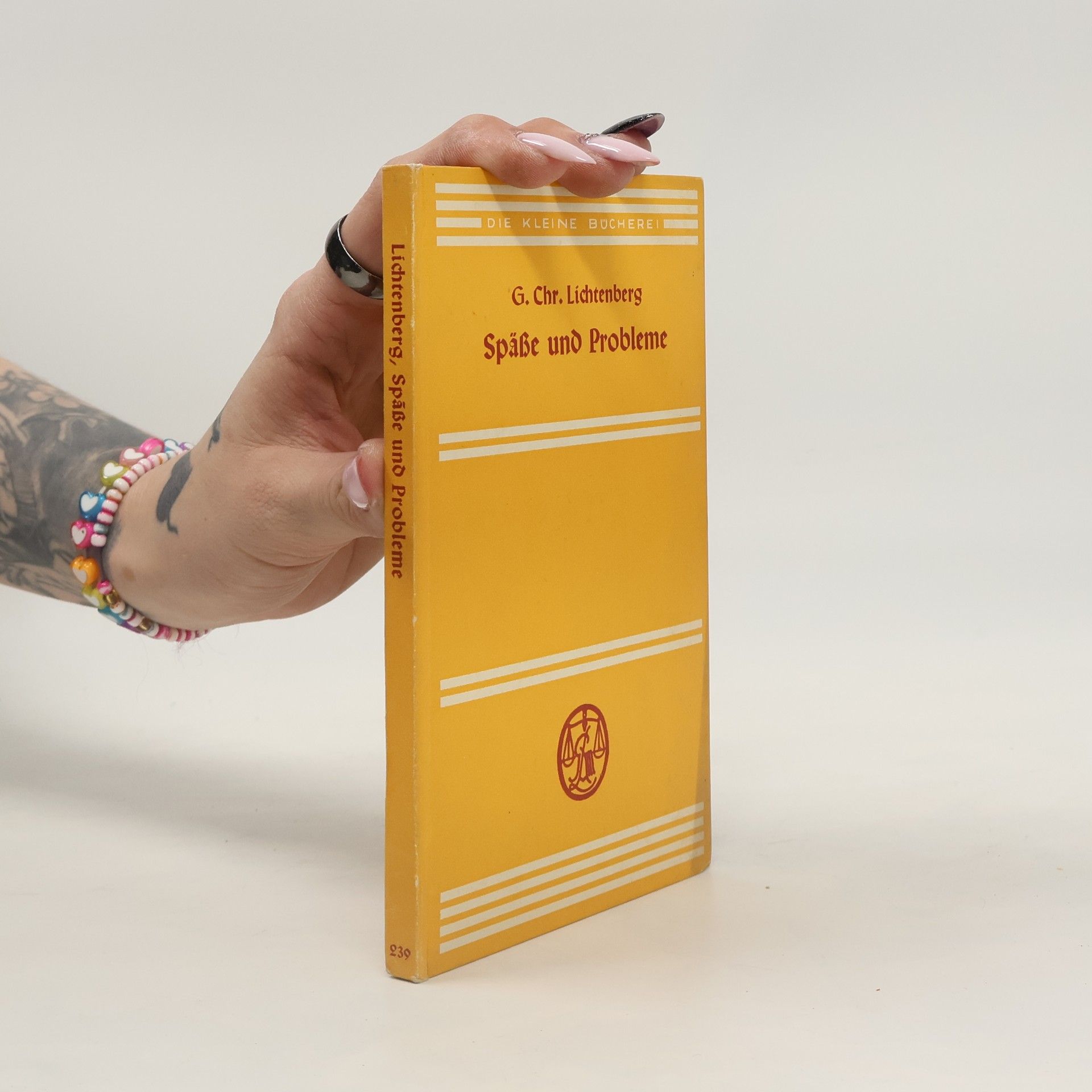 Georg Christoph Lichtenberg Späße und Probleme