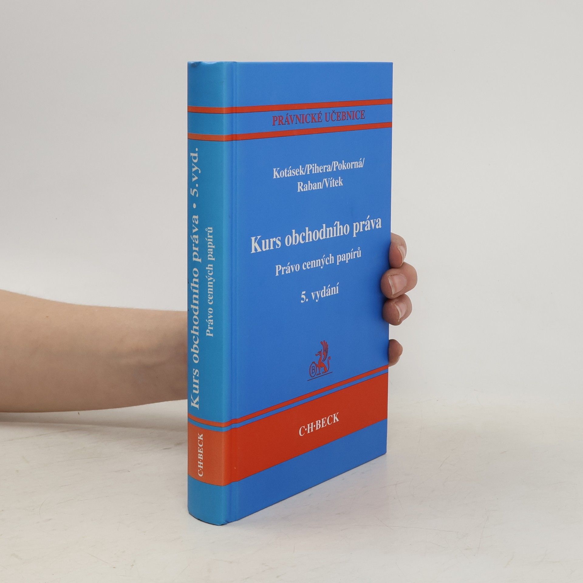 AA.VV. Kurs obchodního práva: Právo cenných papírů